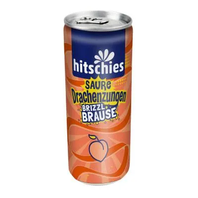 Hitschler Hitschies Saure Drachenzungen Brizzl Brause Pfirsich 0,25L