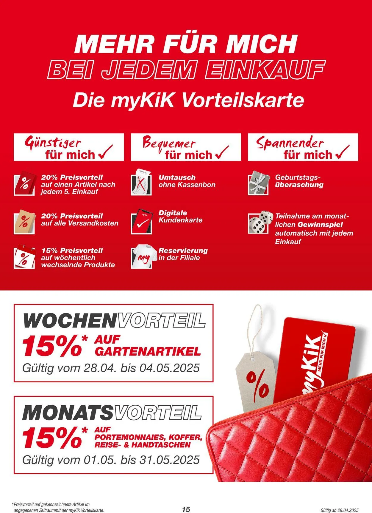 Kik Aktueller Prospekt von 3. Mai bis 17. Mai 2025 - Prospekt seite 15