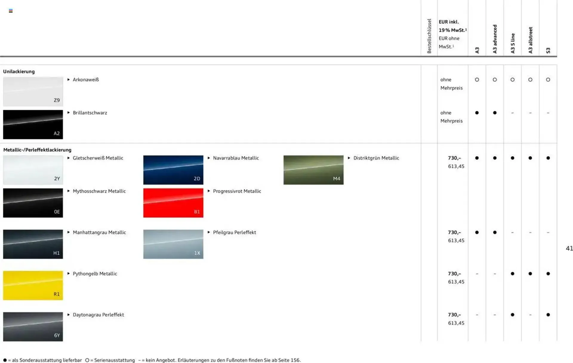 Audi Prospekt von 29. Januar bis 9. Januar 2026 - Prospekt seite 40