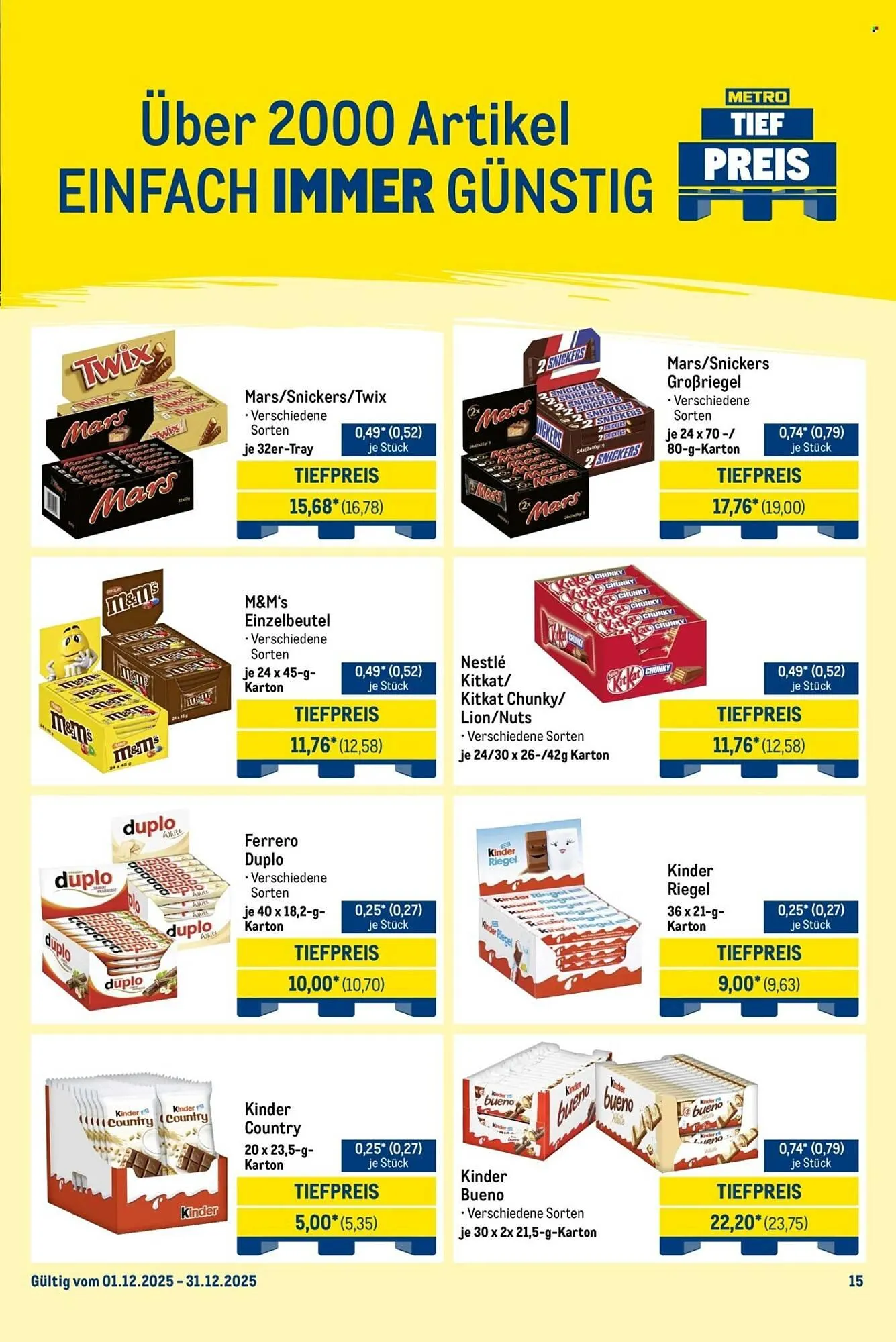 METRO Prospekt von 1. Dezember bis 31. Dezember 2025 - Prospekt seite 15