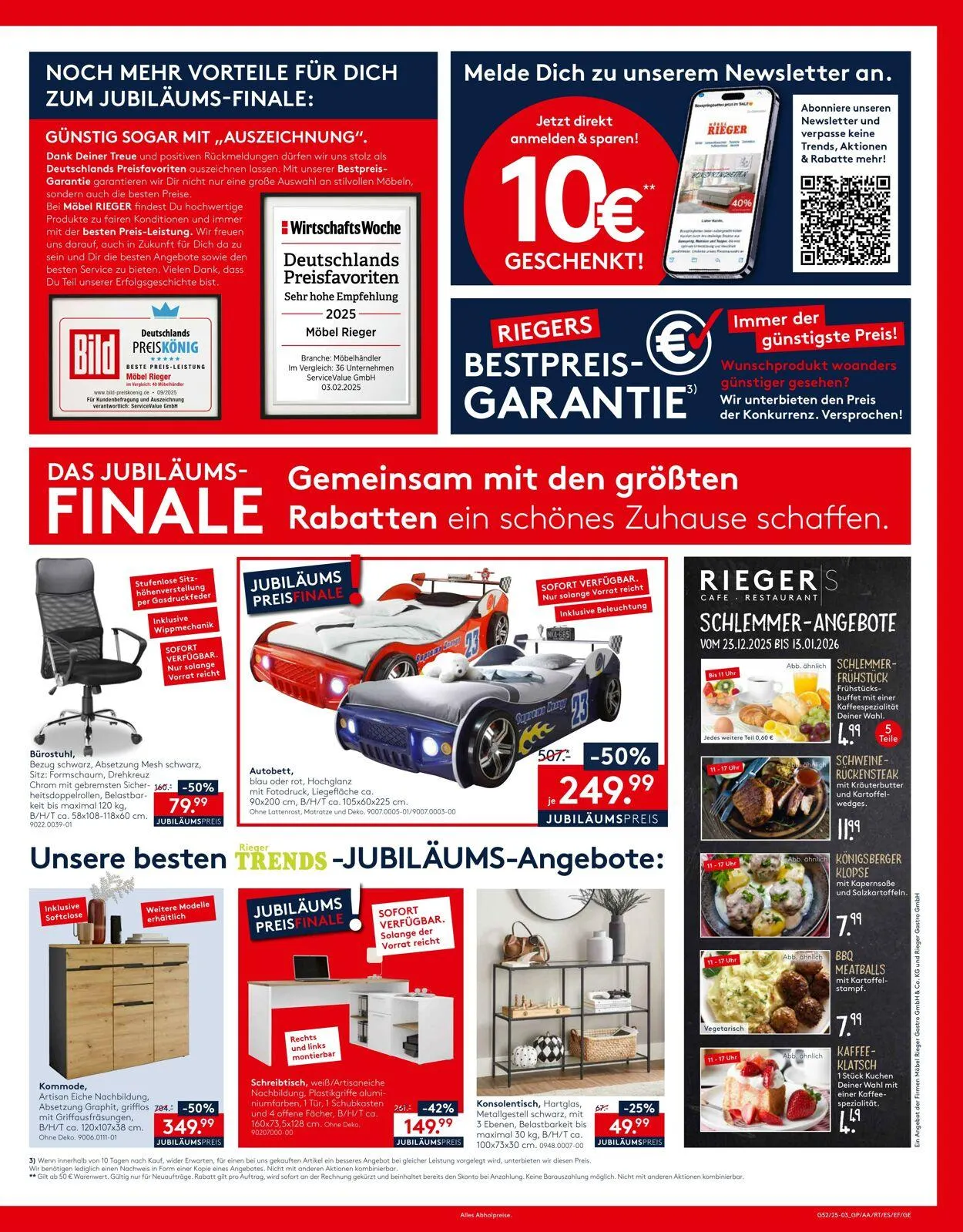 Möbel Rieger von 23. Dezember bis 23. Januar 2026 - Prospekt seite 3