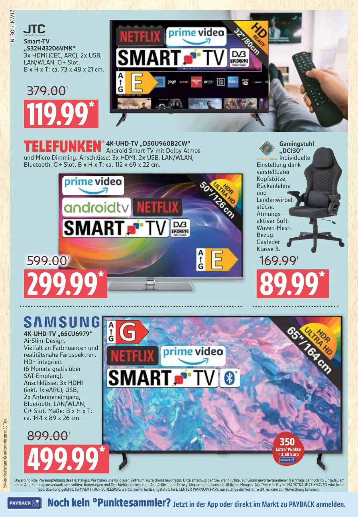 Marktkauf Aktueller Prospekt von 21. April bis 26. April 2025 - Prospekt seite 30