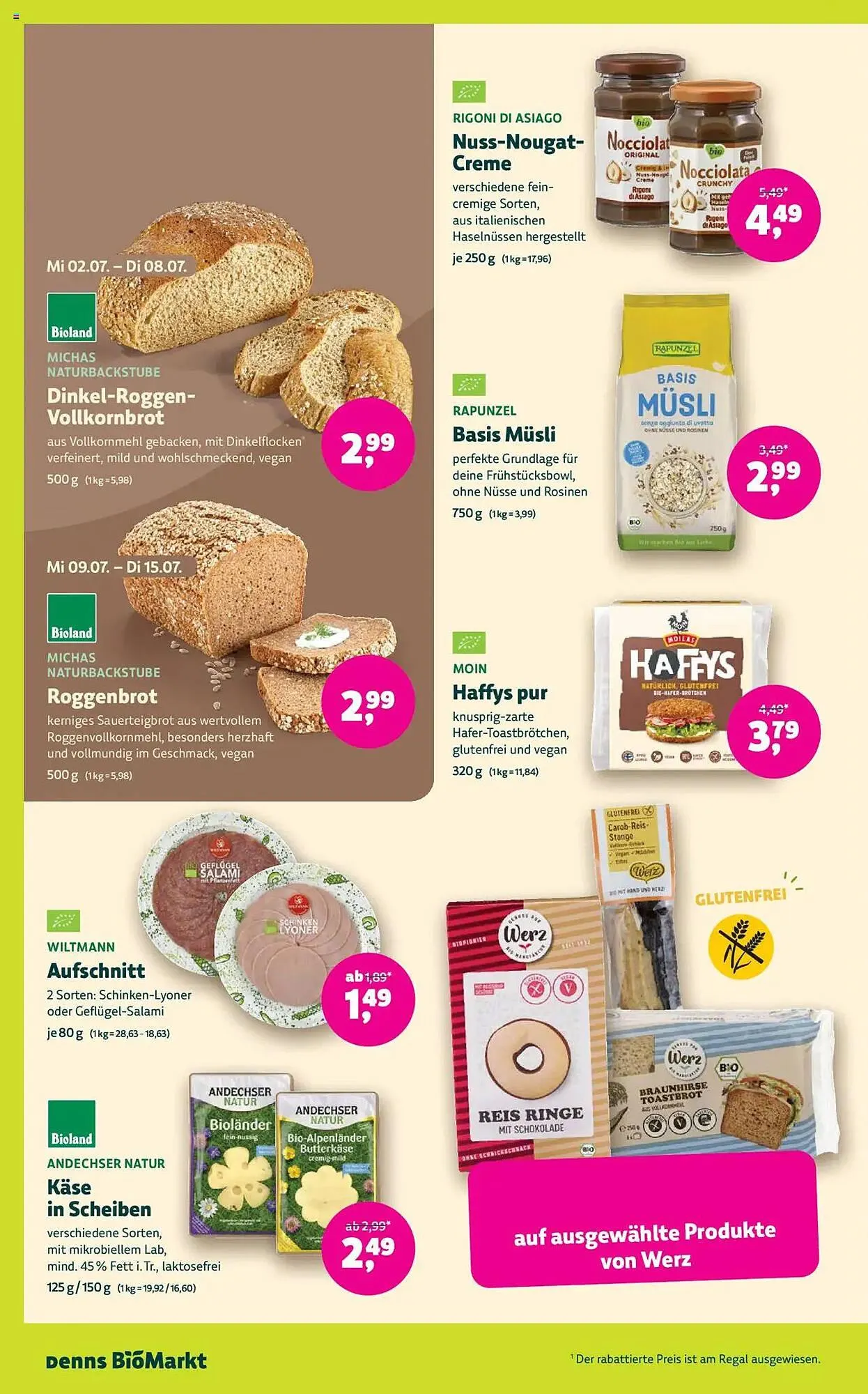 Biomarkt Prospekt von 2. Juli bis 15. Juli 2025 - Prospekt seite 8