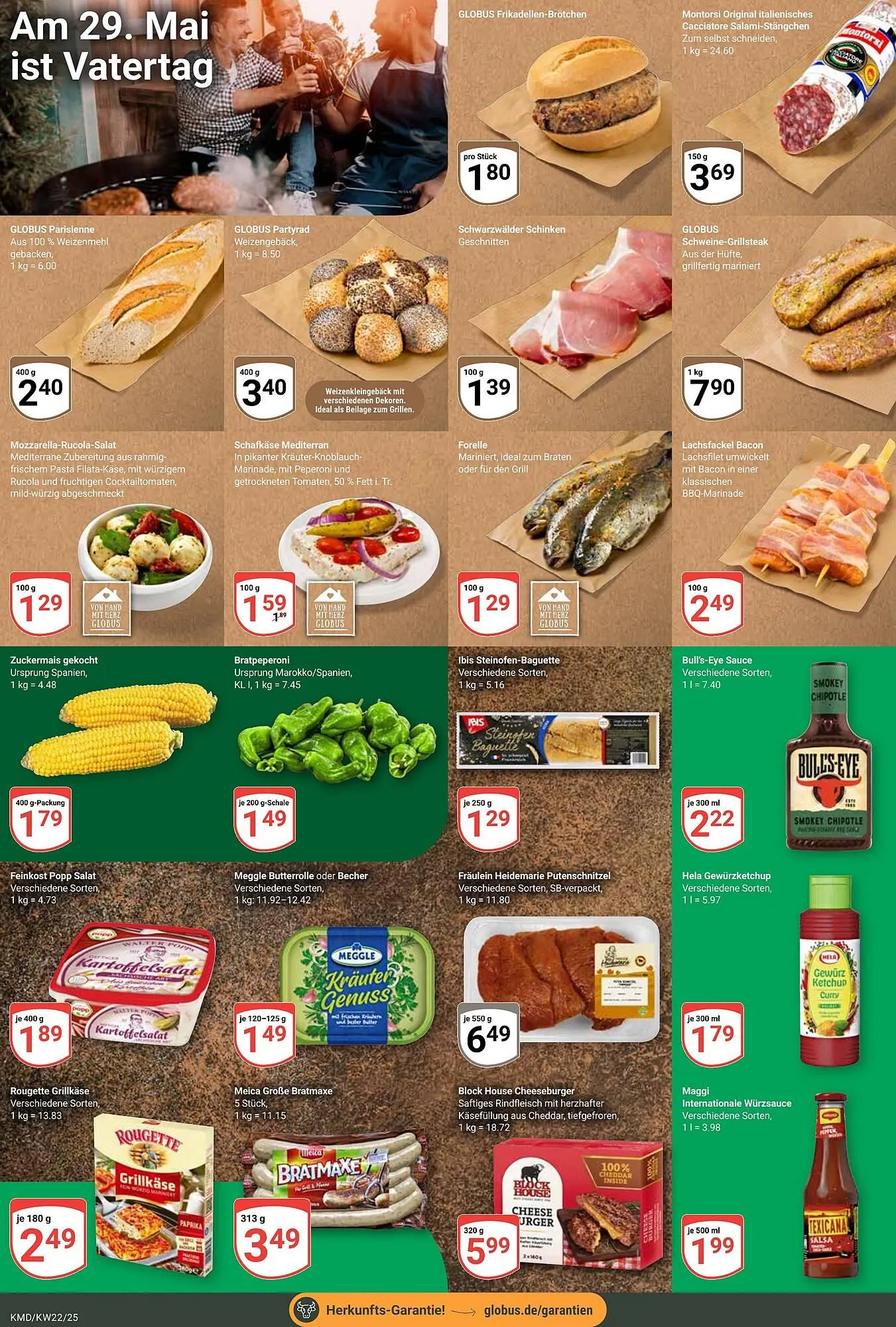Globus Prospekt von 26. Mai bis 31. Mai 2025 - Prospekt seite 22
