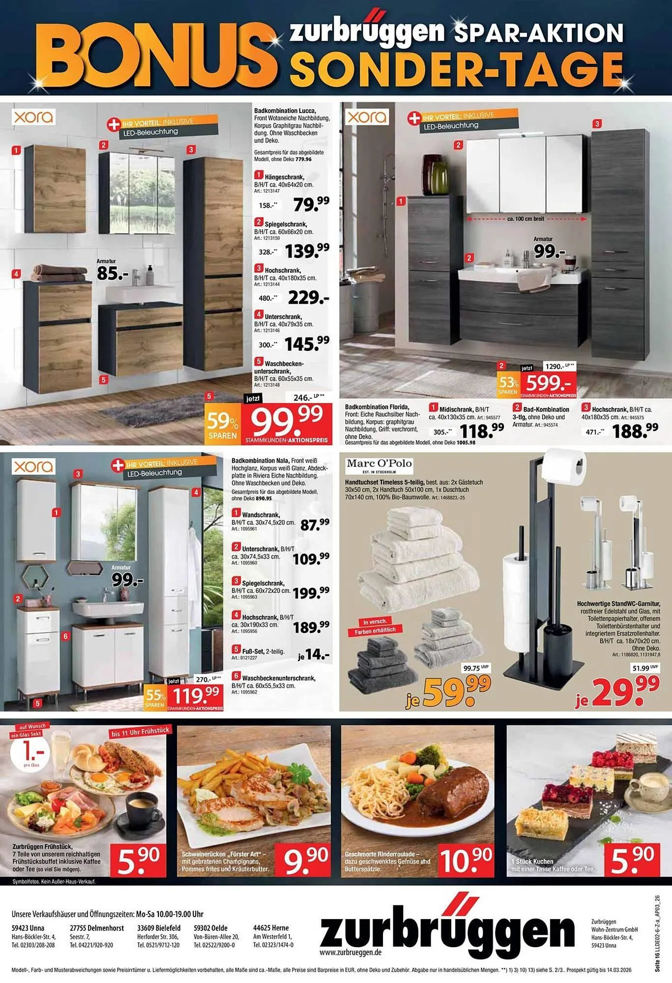 Zurbrüggen Prospekt von 7. März bis 31. März 2026 - Prospekt seite 20