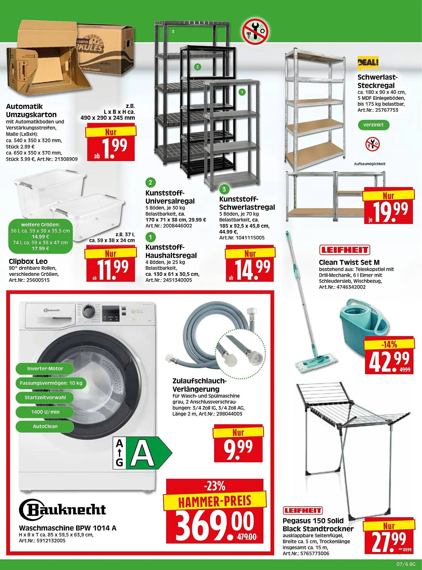 Herkules Baumarkt Prospekt von 9. Februar bis 14. Februar 2026 - Prospekt seite 6