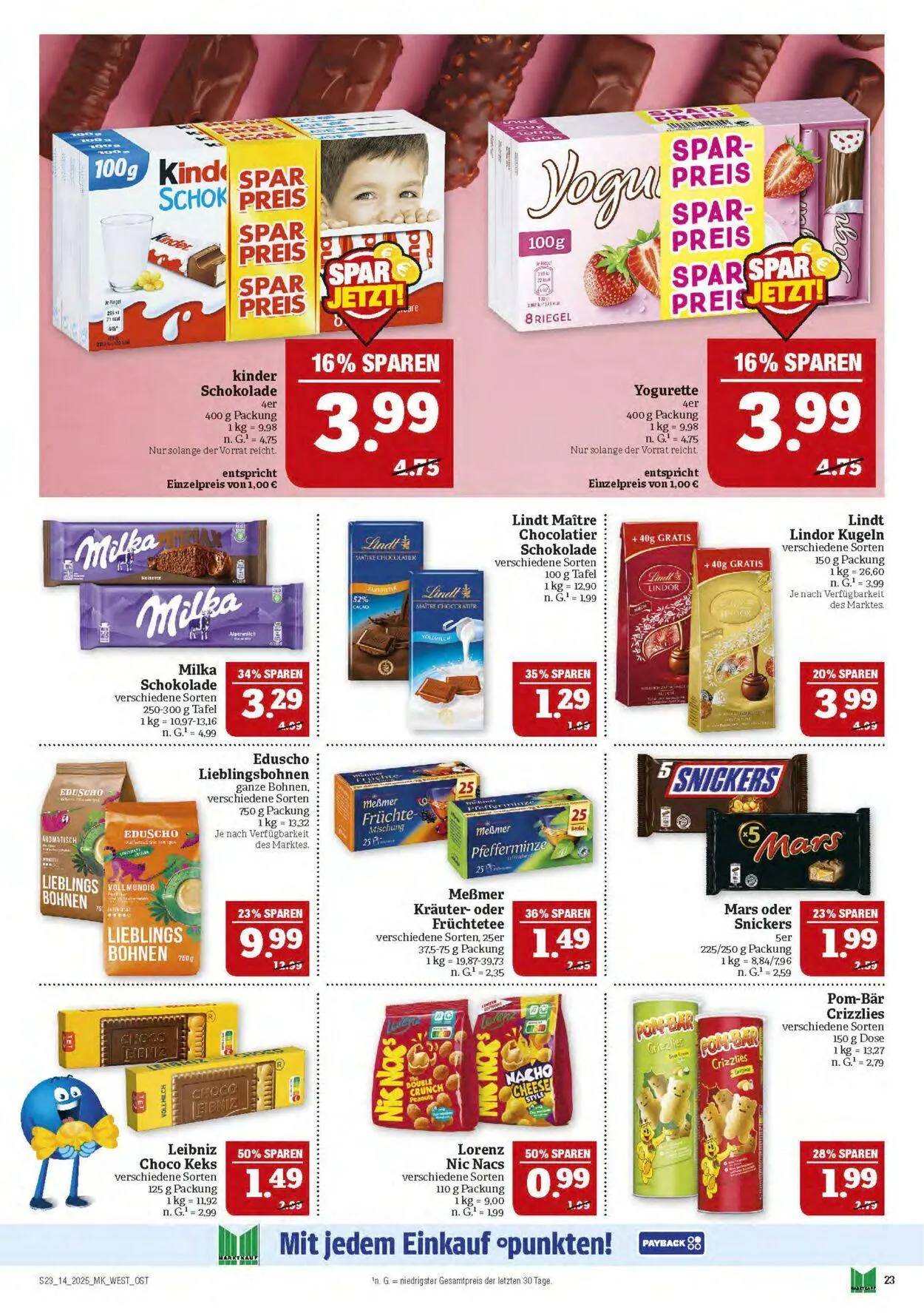 Marktkauf - Nürnberg-Thon Aktueller Prospekt von 31. März bis 5. April 2025 - Prospekt seite 23