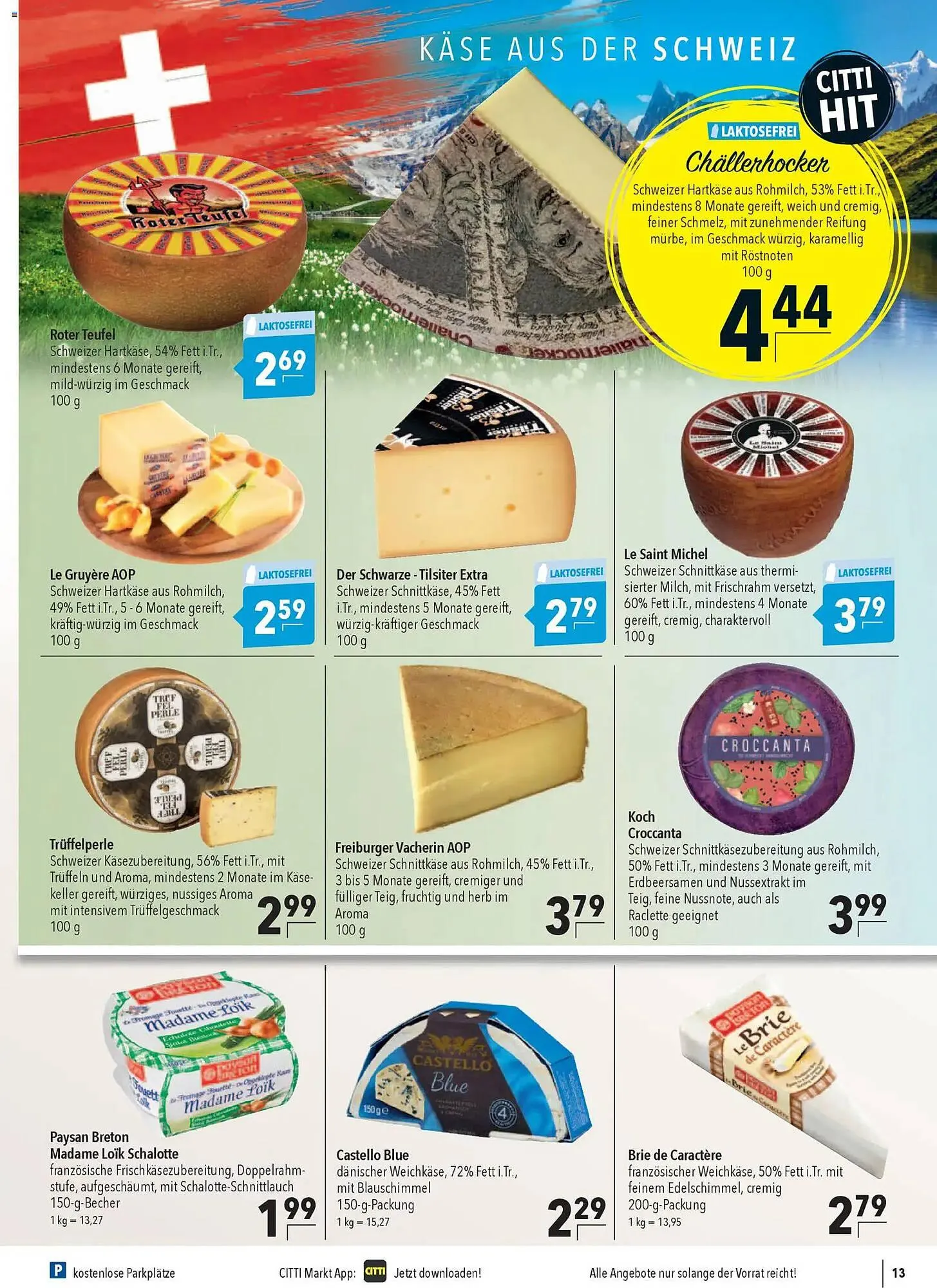 CITTI Markt Prospekt von 18. März bis 24. März 2026 - Prospekt seite 13