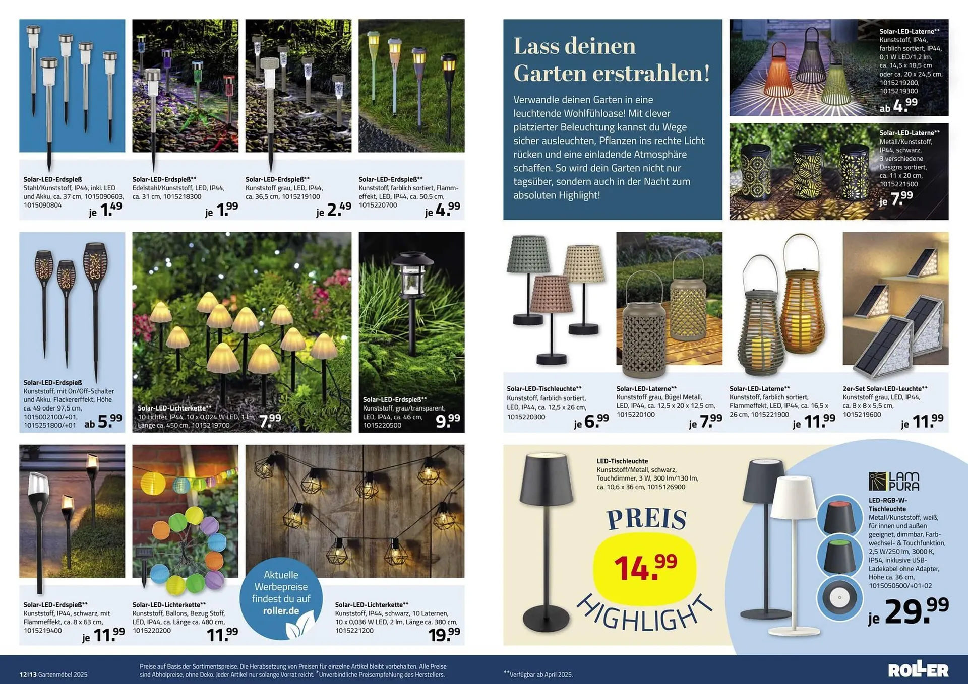 ROLLER Prospekt von 25. März bis 28. September 2025 - Prospekt seite 7