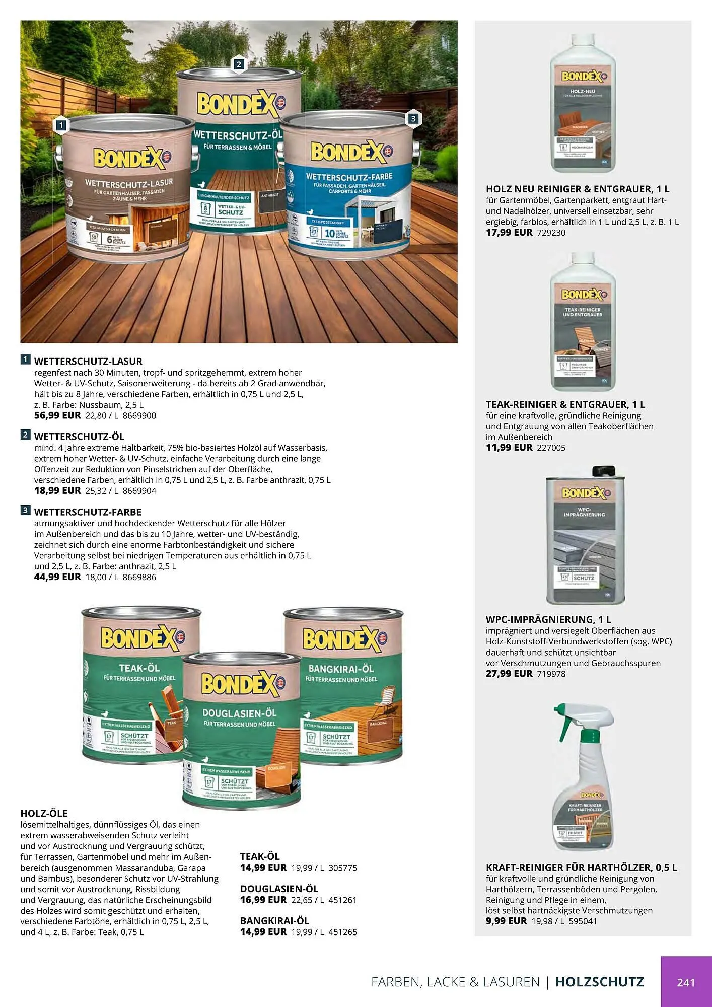 BBM Baumarkt Prospekt von 20. April bis 31. Dezember 2025 - Prospekt seite 249