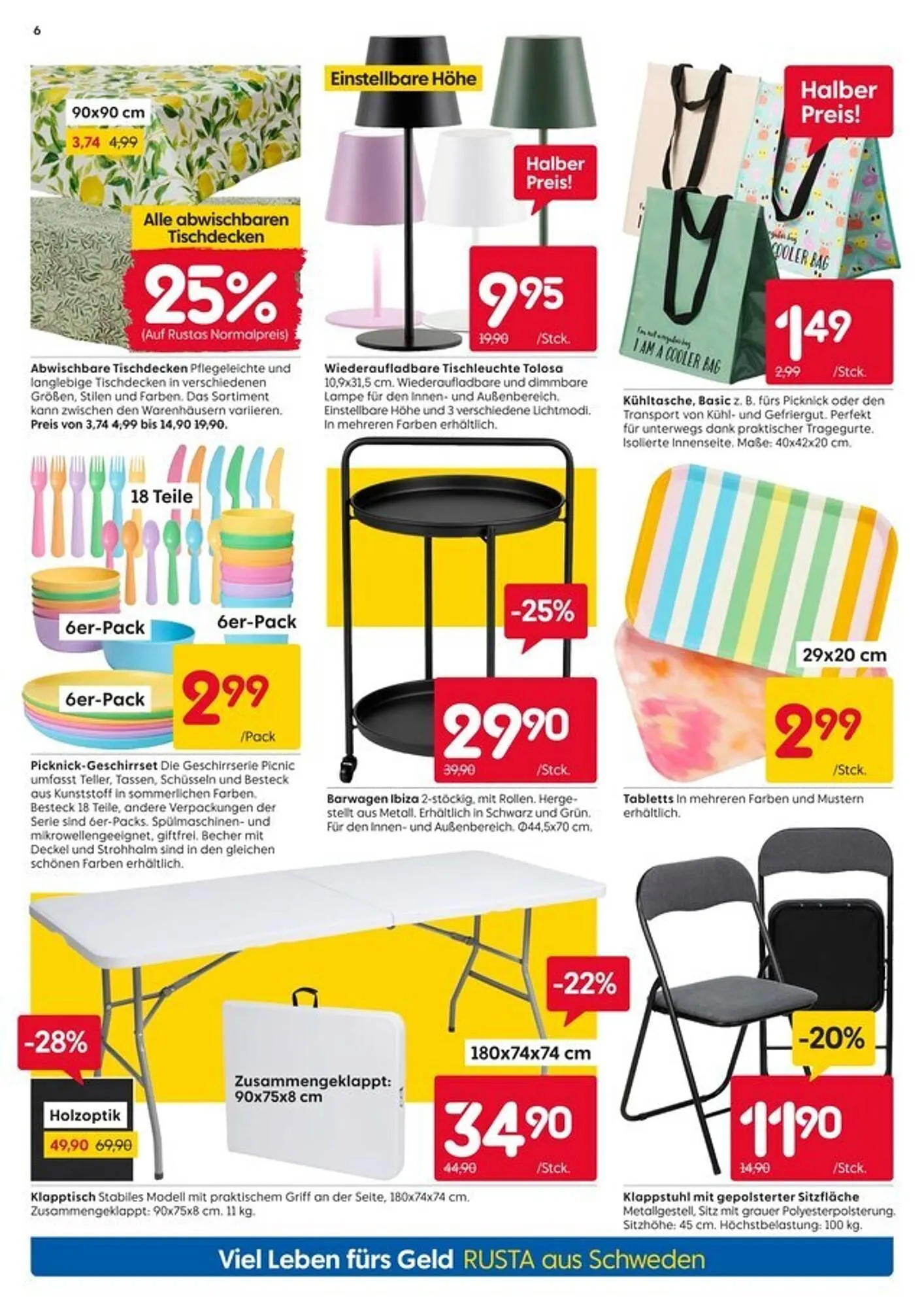 Rusta Prospekt von 5. April bis 11. April 2025 - Prospekt seite 6