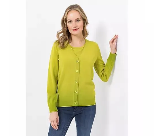 DAWID by Dawid Tomaszewski Cardigan, 1/1-Arm V-Ausschnitt figurumspielend