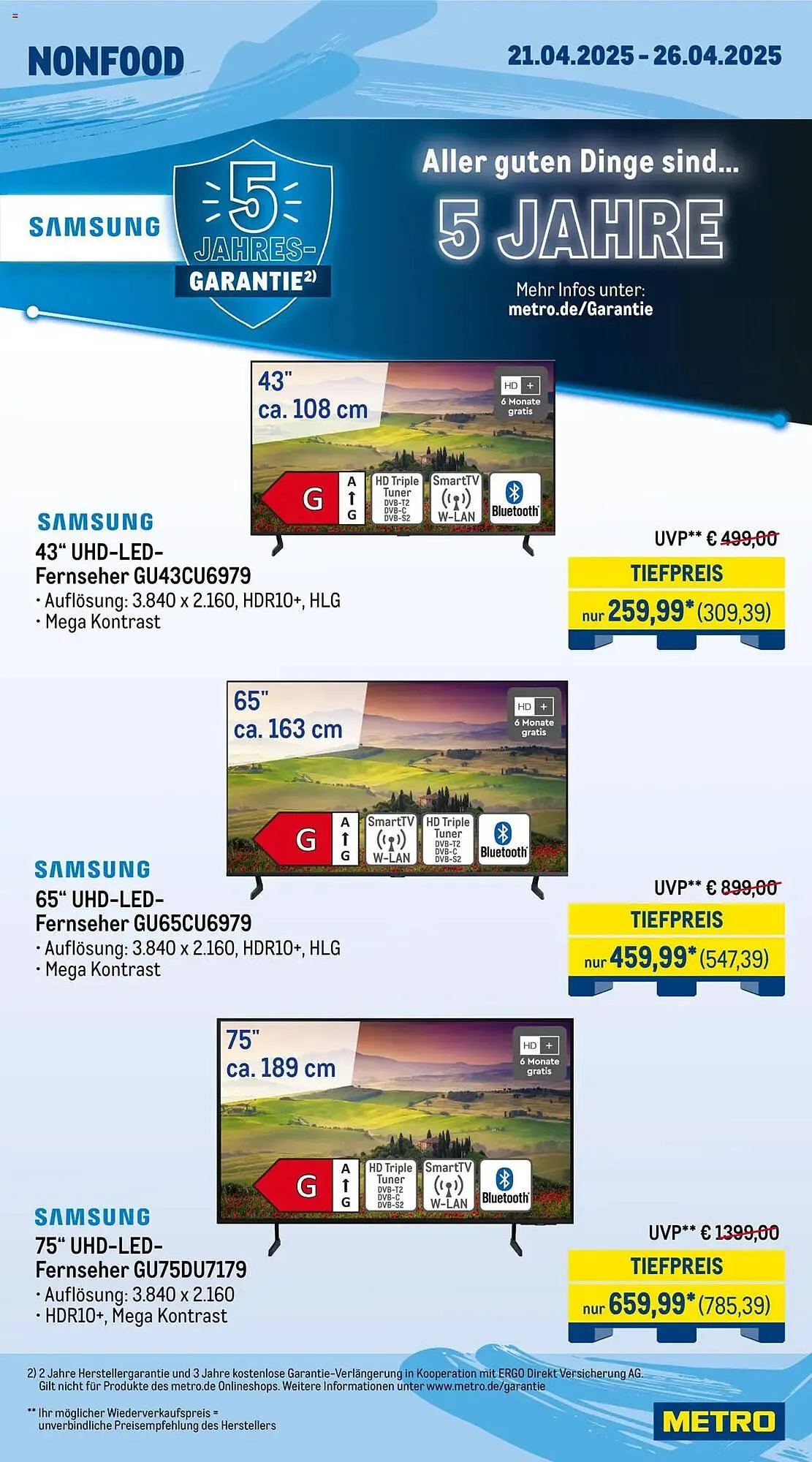 METRO Prospekt von 21. April bis 26. April 2025 - Prospekt seite 21