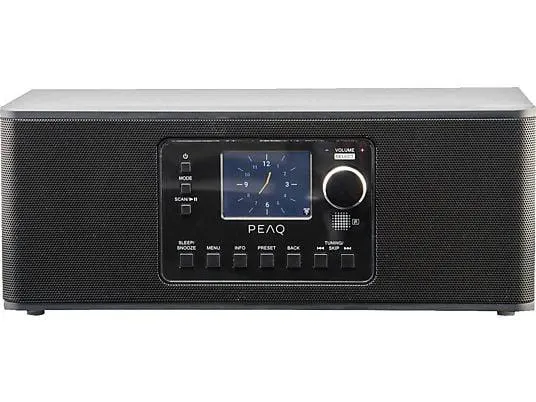 PEAQ PDR 270 BT-B Internetradio, Digital + FM, DAB+, FM, Internet Radio, Bluetooth, Schwarz