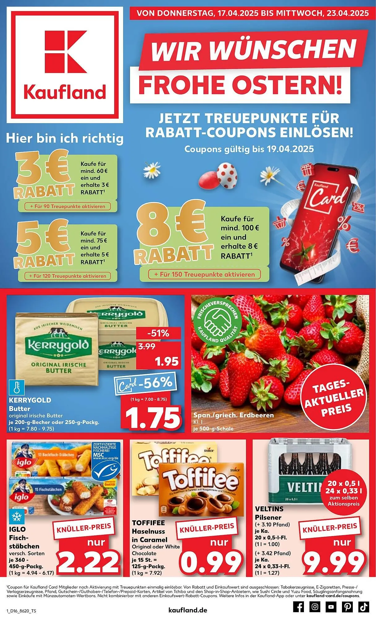 Kaufland Prospekt von 17. April bis 23. April 2025 - Prospekt seite 1