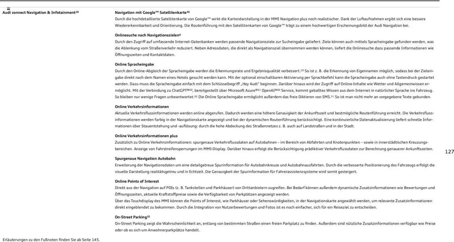 Audi Prospekt von 20. Februar bis 9. Januar 2026 - Prospekt seite 126