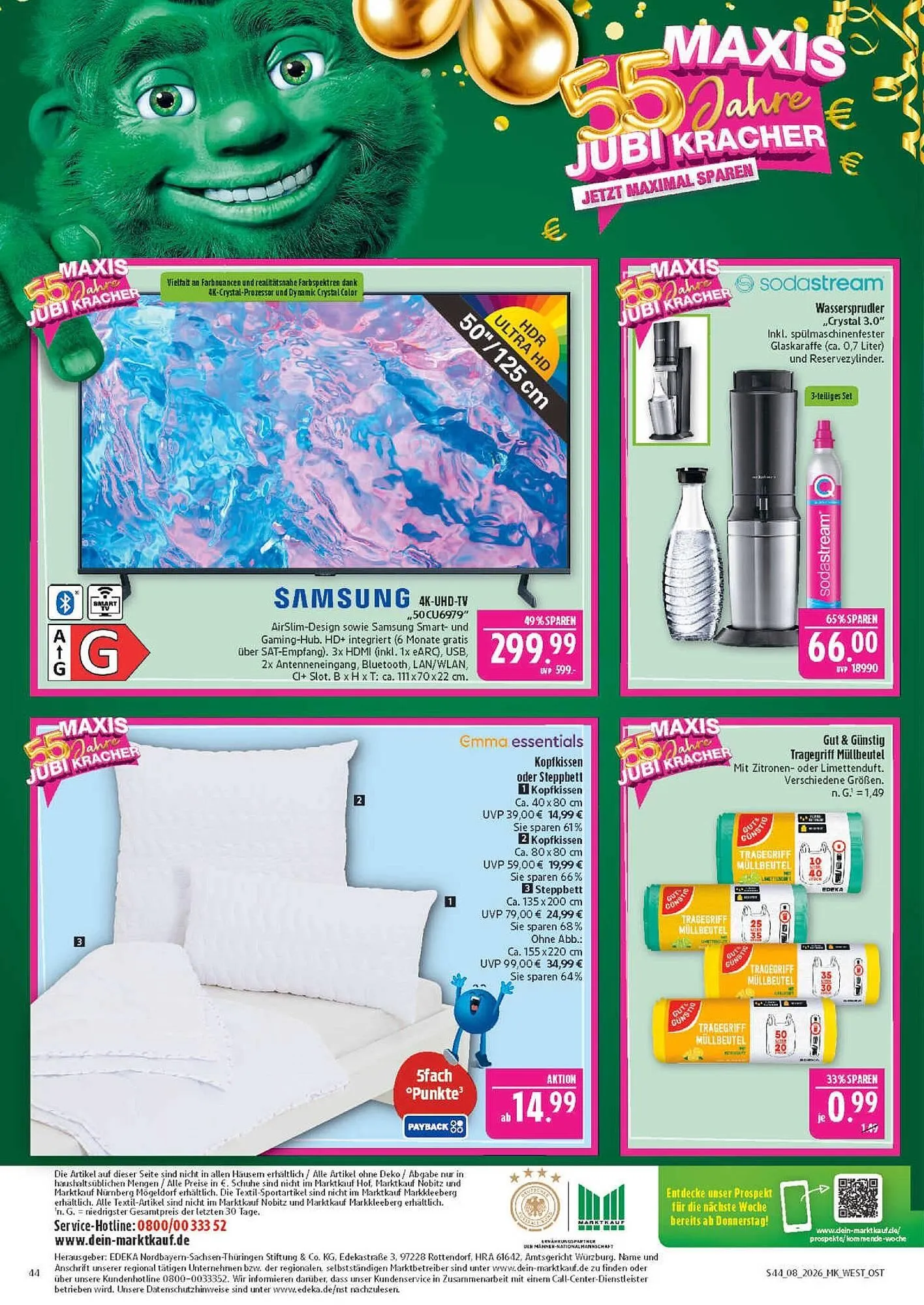 Marktkauf Prospekt von 16. Februar bis 21. Februar 2026 - Prospekt seite 44