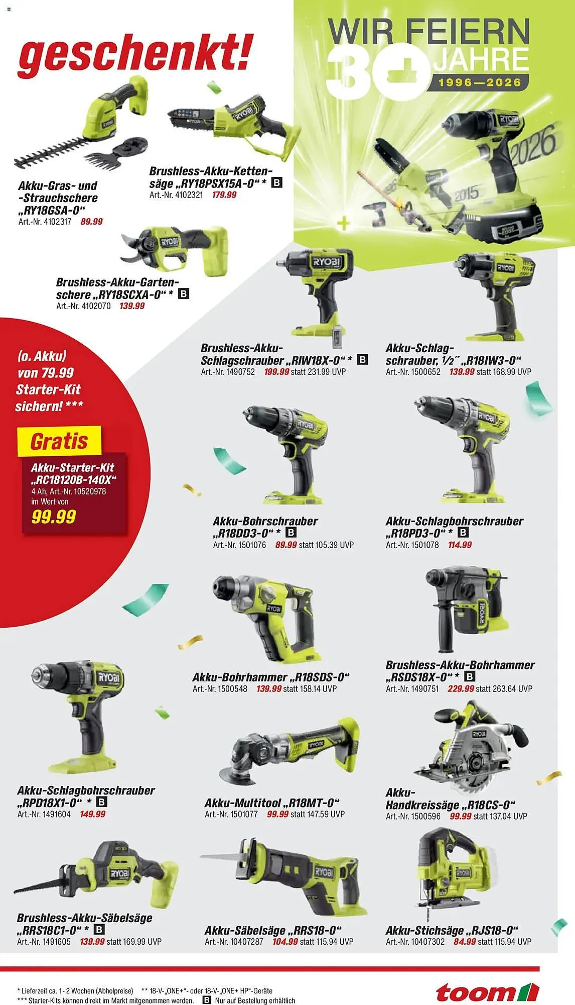 Toom Baumarkt Prospekt von 11. April bis 17. April 2026 - Prospekt seite 15