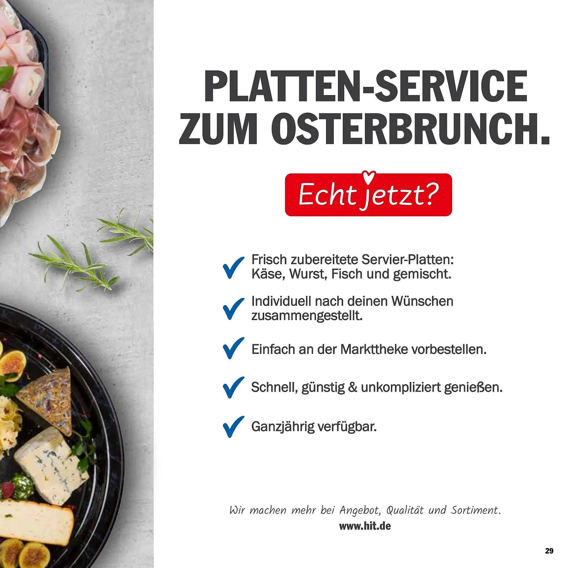 HIT Prospekt von 9. März bis 4. April 2026 - Prospekt seite 29