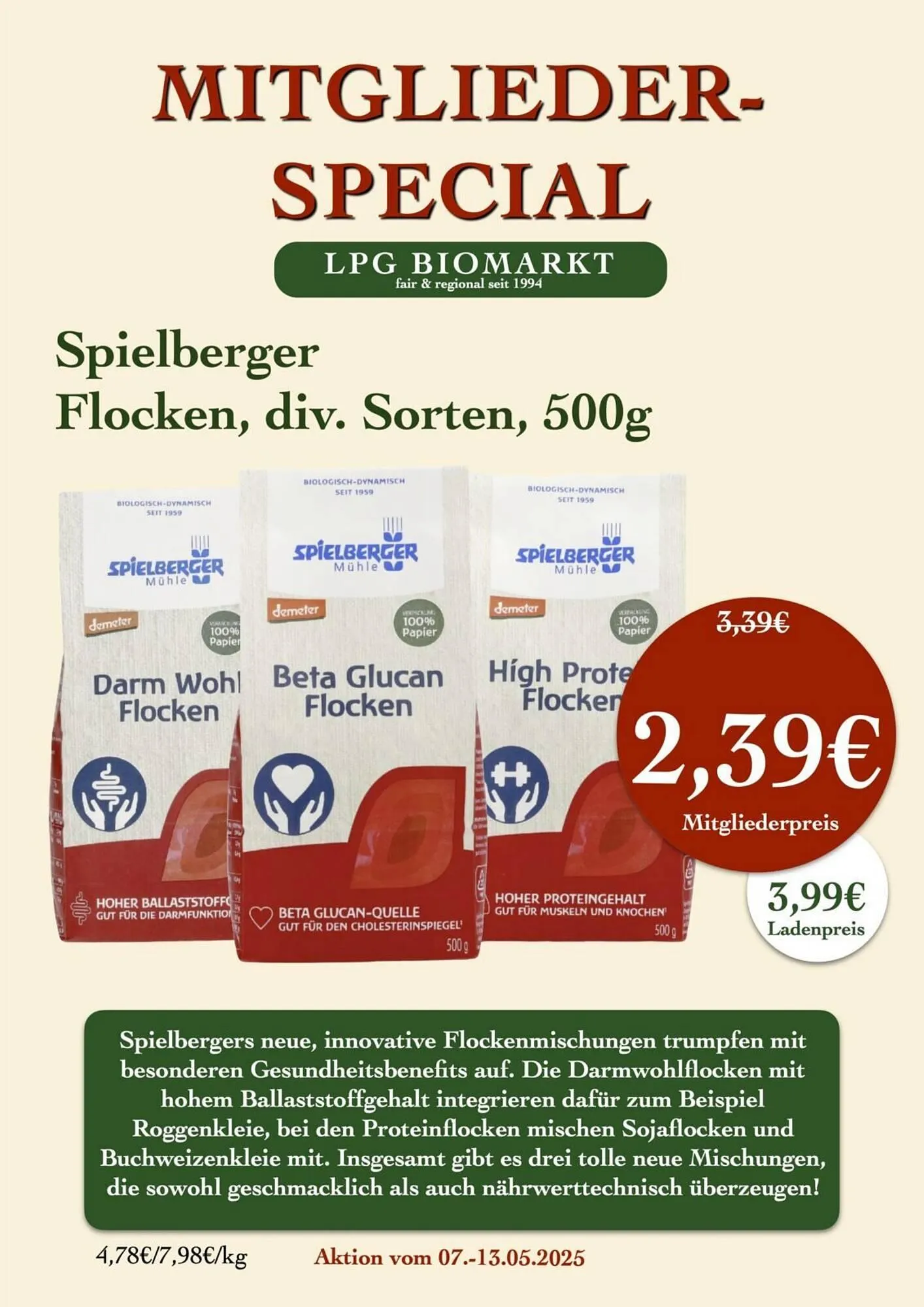 LPG Biomarkt Prospekt von 7. Mai bis 13. Mai 2026 - Prospekt seite 7