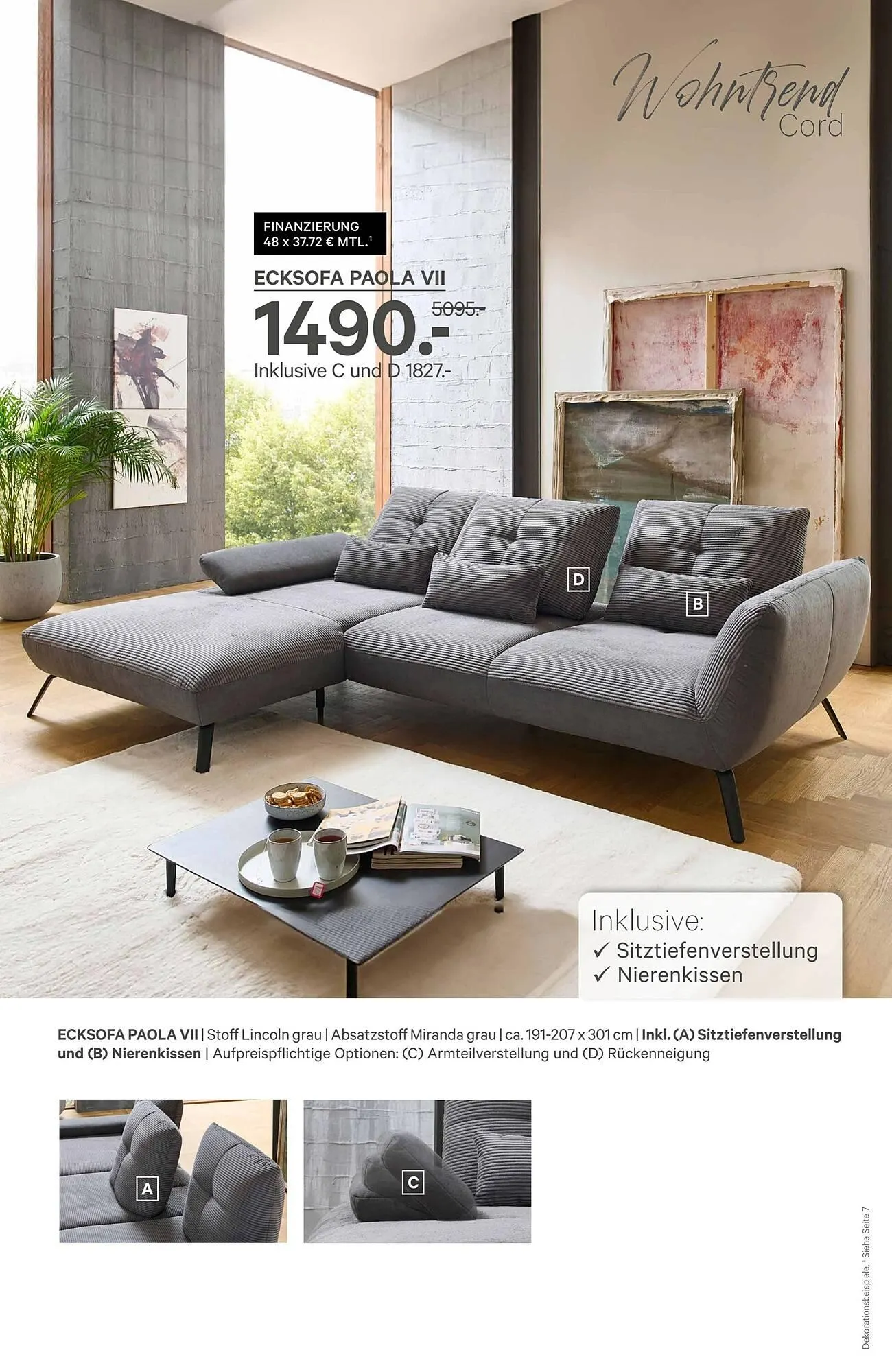 Kabs Polsterwelt Prospekt von 25. Juli bis 29. August 2025 - Prospekt seite 15