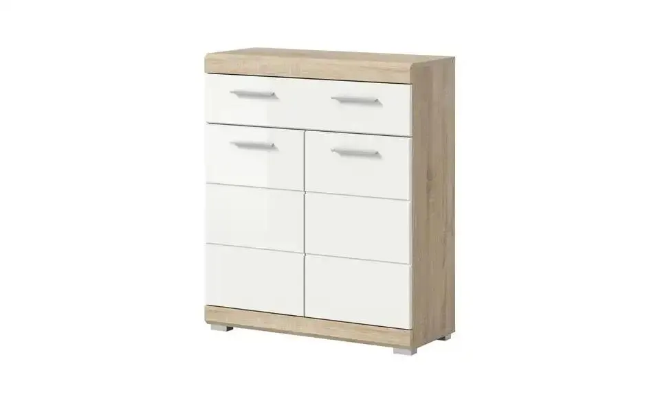 Unterschrank SCHLOONSEE, Breite 74cm, 2 Tür, 1 Schubkasten, 2 Fächer, MDF-Front in verschiedenen Farben erhältlich, Badmöbel, Badschrank, Kommode, Bad