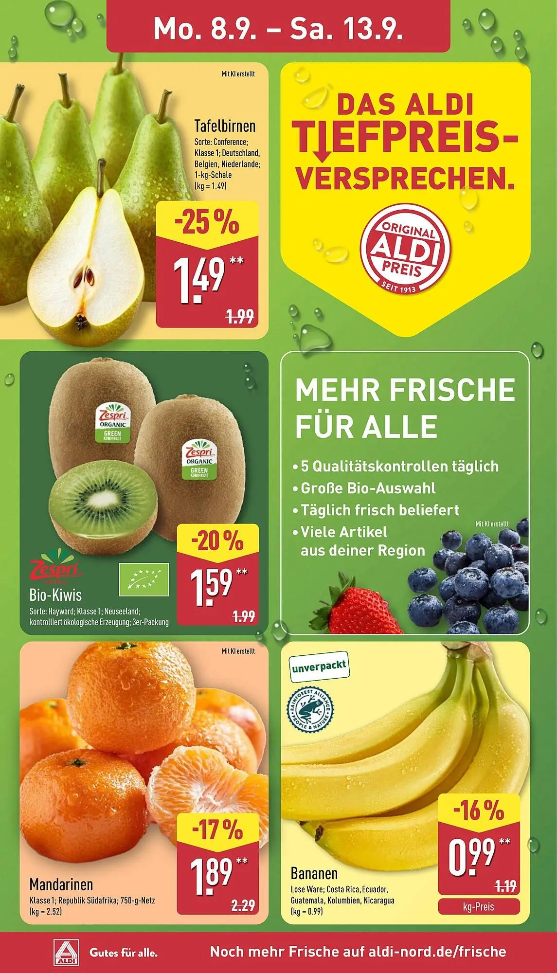 Aldi Nord Prospekt von 8. September bis 13. September 2025 - Prospekt seite 2