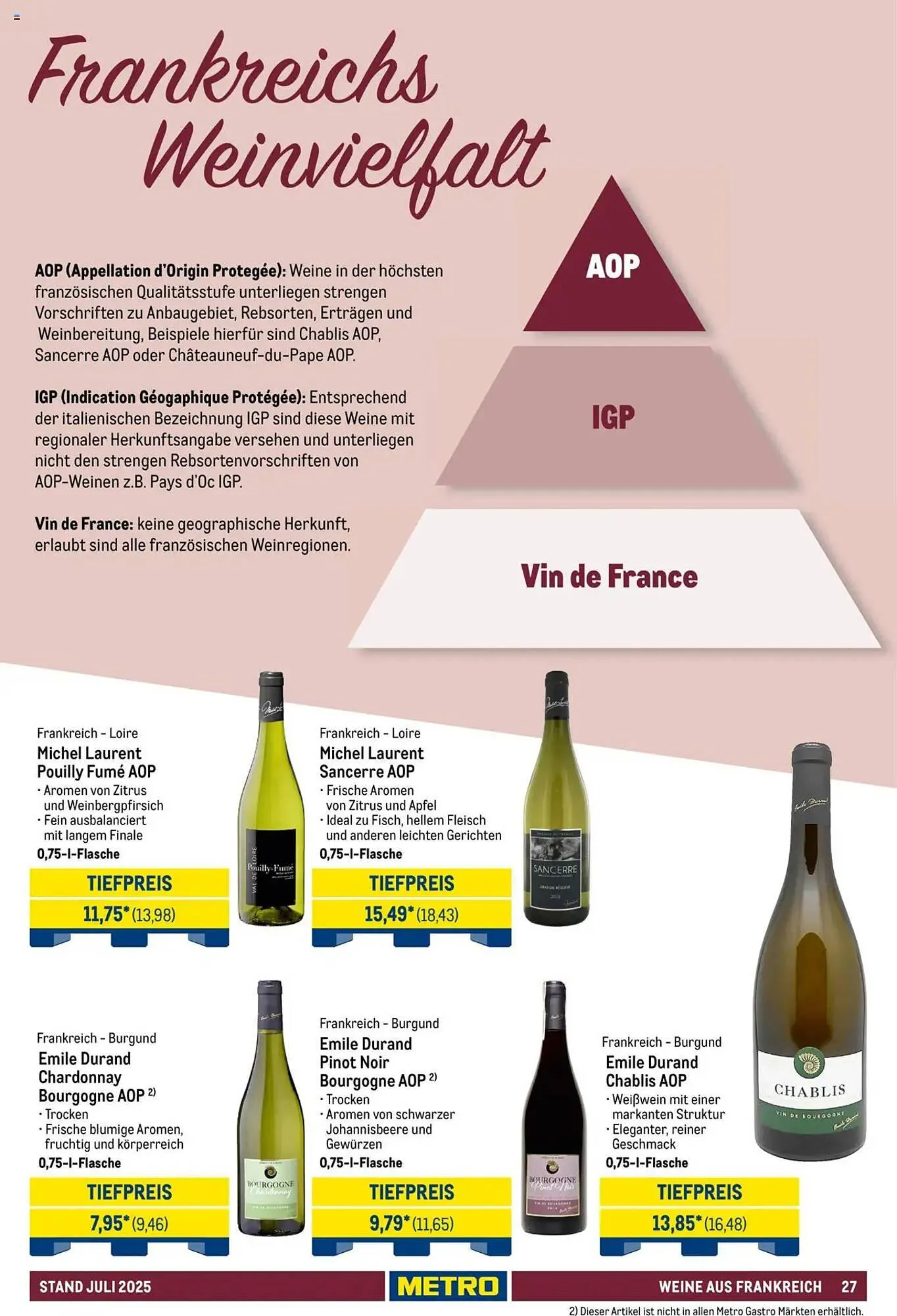 METRO Prospekt von 1. Juli bis 31. Juli 2025 - Prospekt seite 27