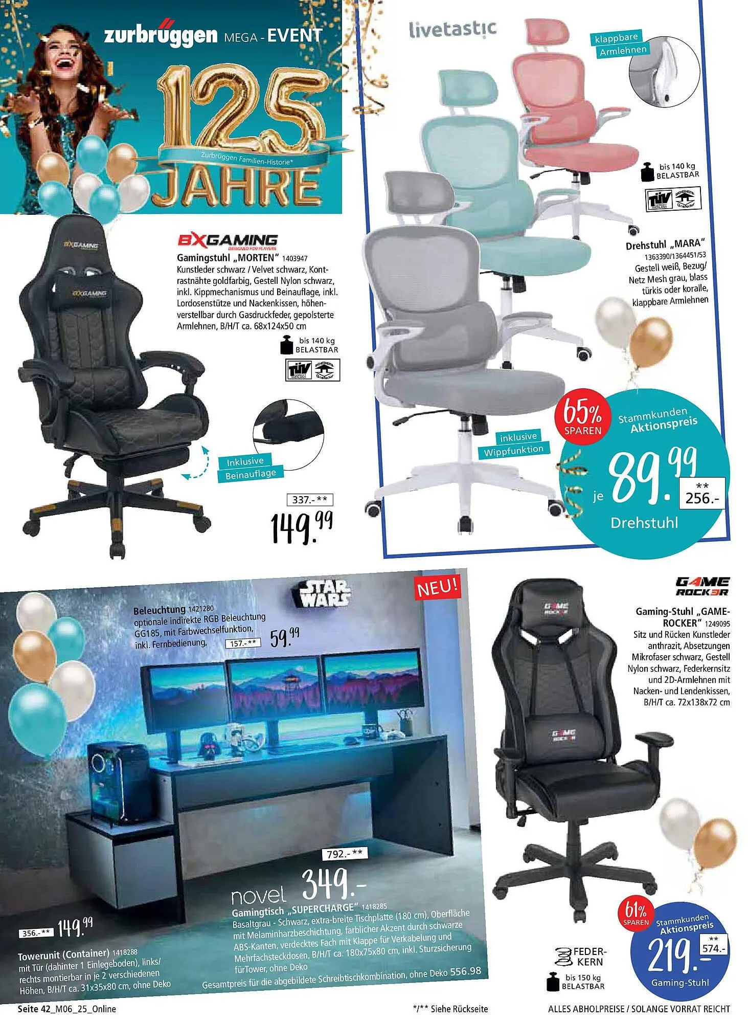 Zurbrüggen Prospekt von 2. Mai bis 17. Mai 2025 - Prospekt seite 42