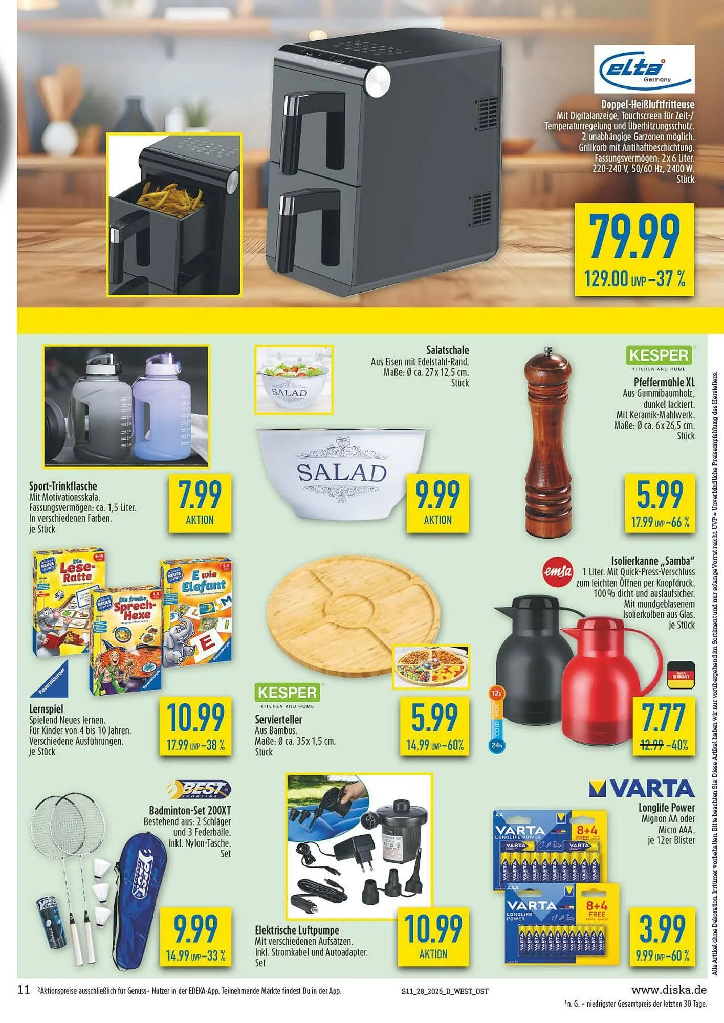 diska Prospekt von 7. Juli bis 12. Juli 2025 - Prospekt seite 11