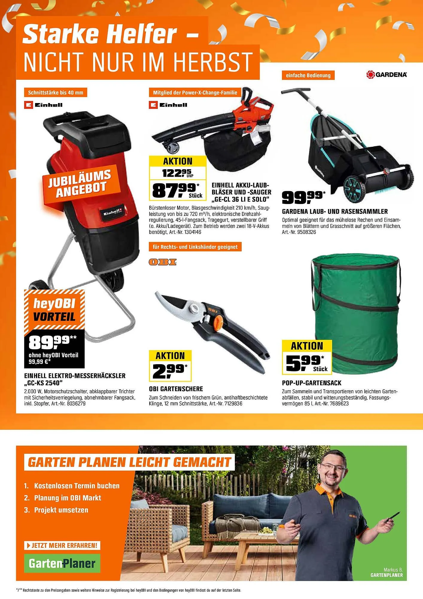 OBI Prospekt von 31. August bis 14. September 2025 - Prospekt seite 10