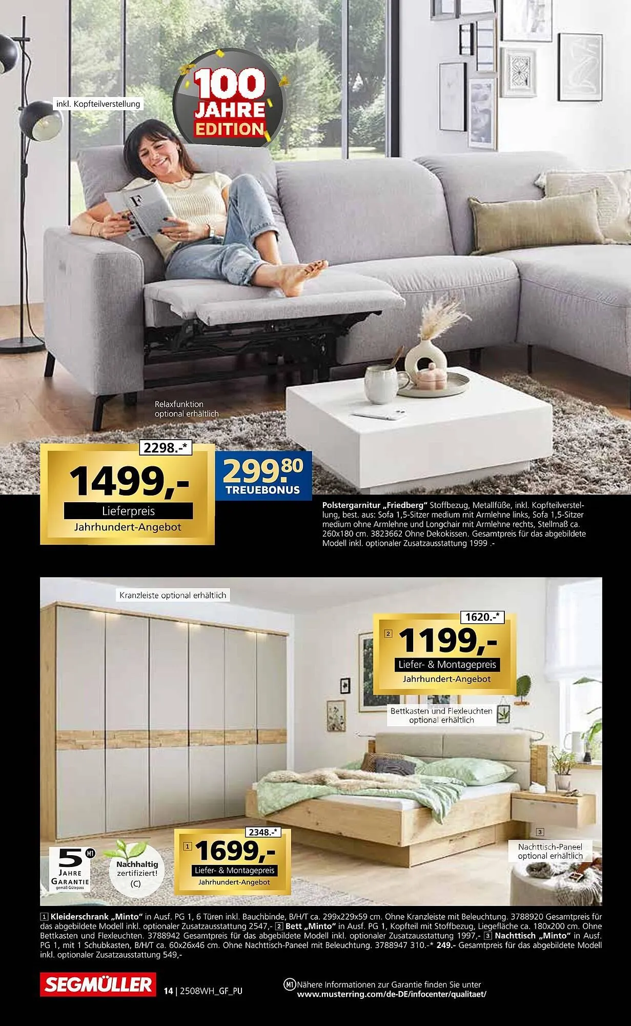 Segmüller Prospekt von 2. August bis 16. August 2025 - Prospekt seite 14