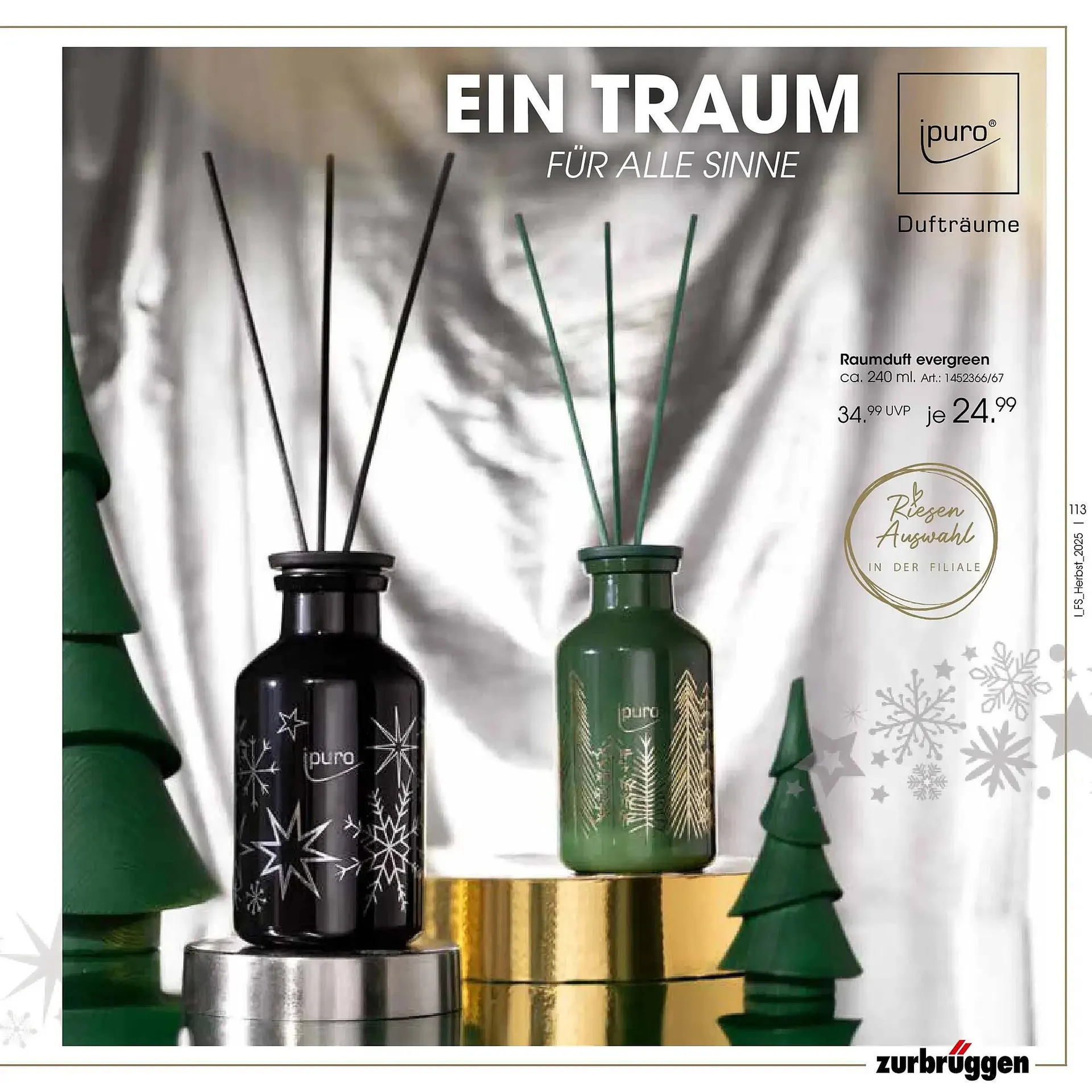 Zurbrüggen Prospekt von 19. Oktober bis 31. Januar 2026 - Prospekt seite 113