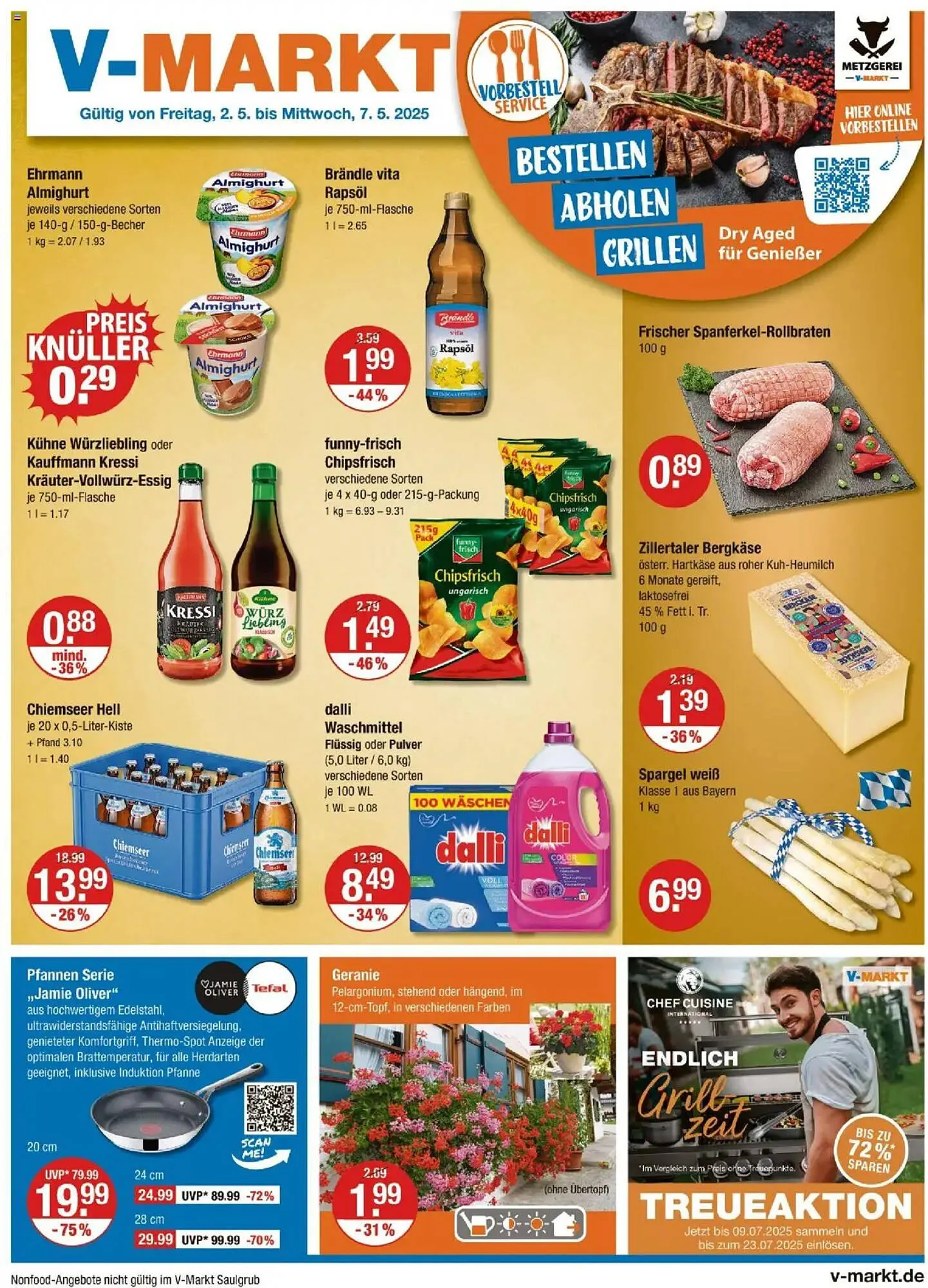 V Markt Prospekt von 2. Mai bis 7. Mai 2025 - Prospekt seite 1