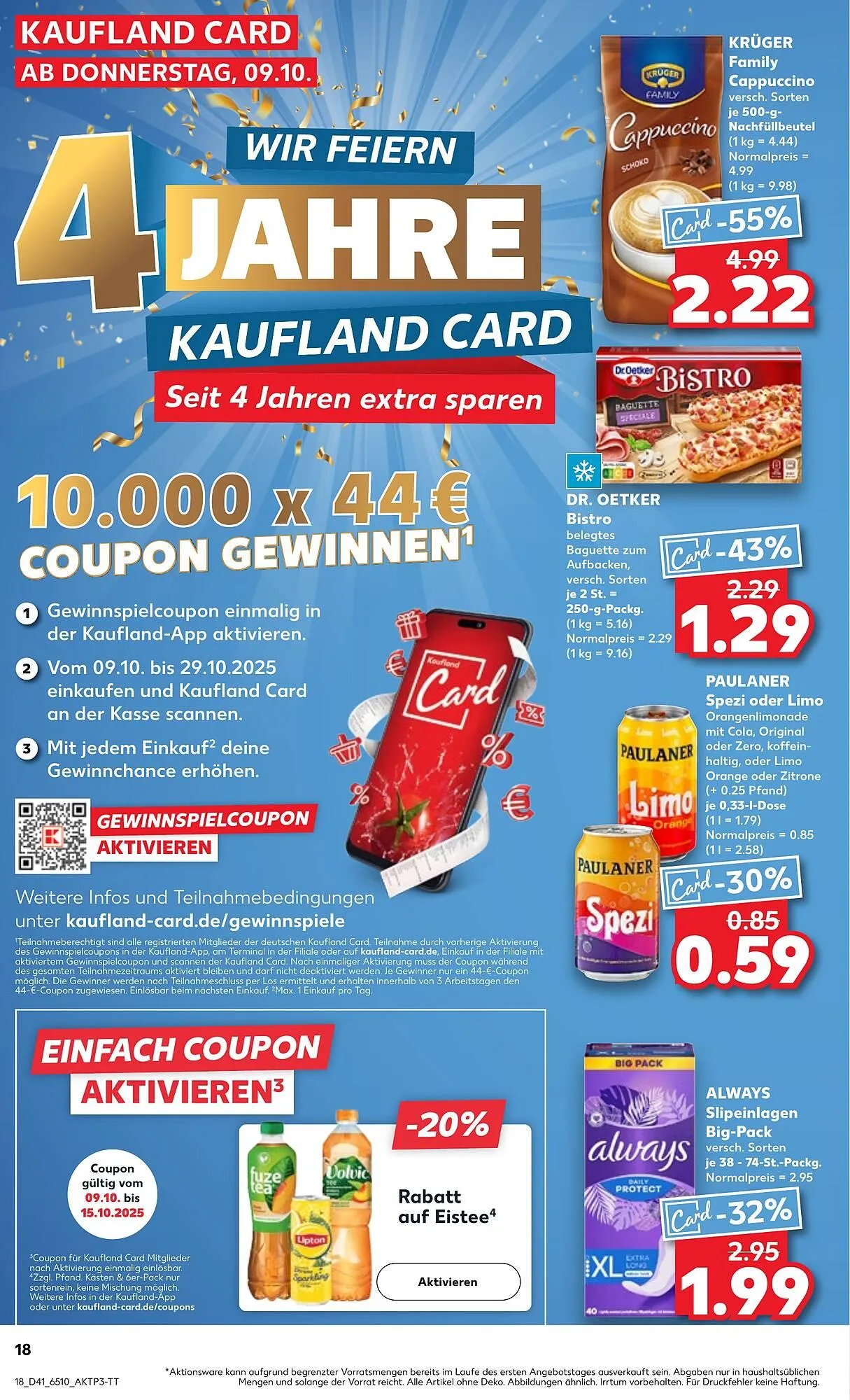 Kaufland Prospekt von 9. Oktober bis 15. Oktober 2025 - Prospekt seite 18