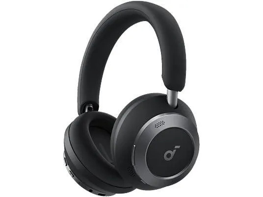 SOUNDCORE BY ANKER Space One Pro Case Edition, Over-ear Kopfhörer Bluetooth Jet Black (mit Tragetasche)