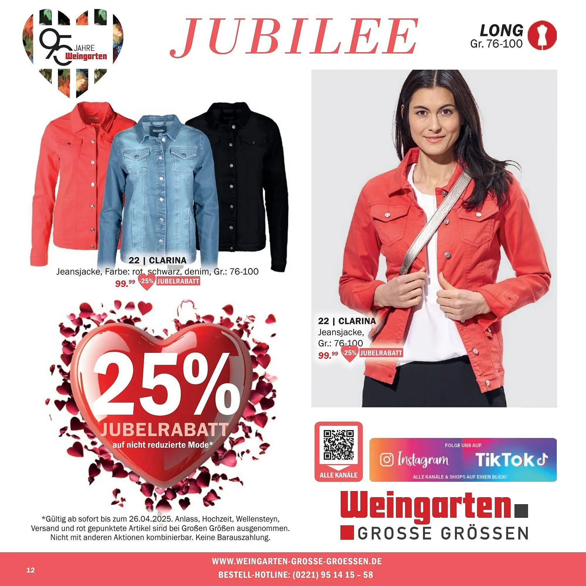 Modehaus Weingarten Prospekt von 2. April bis 1. Juni 2025 - Prospekt seite 12
