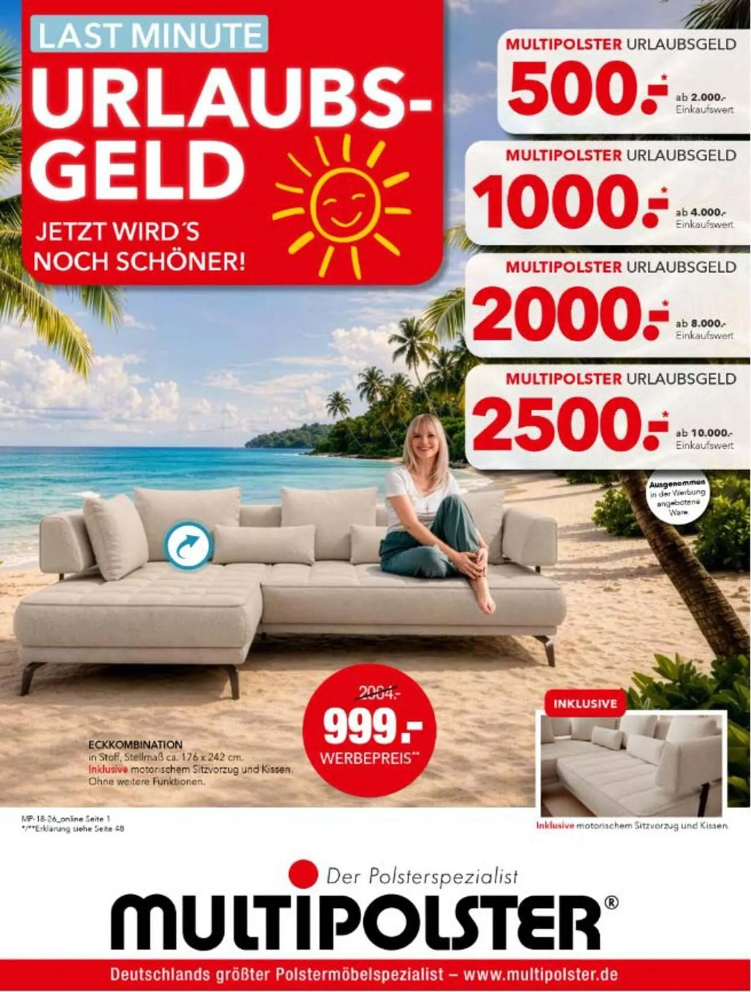 Multipolster Prospekt von 5. Mai bis 30. Mai 2026 - Prospekt seite 1