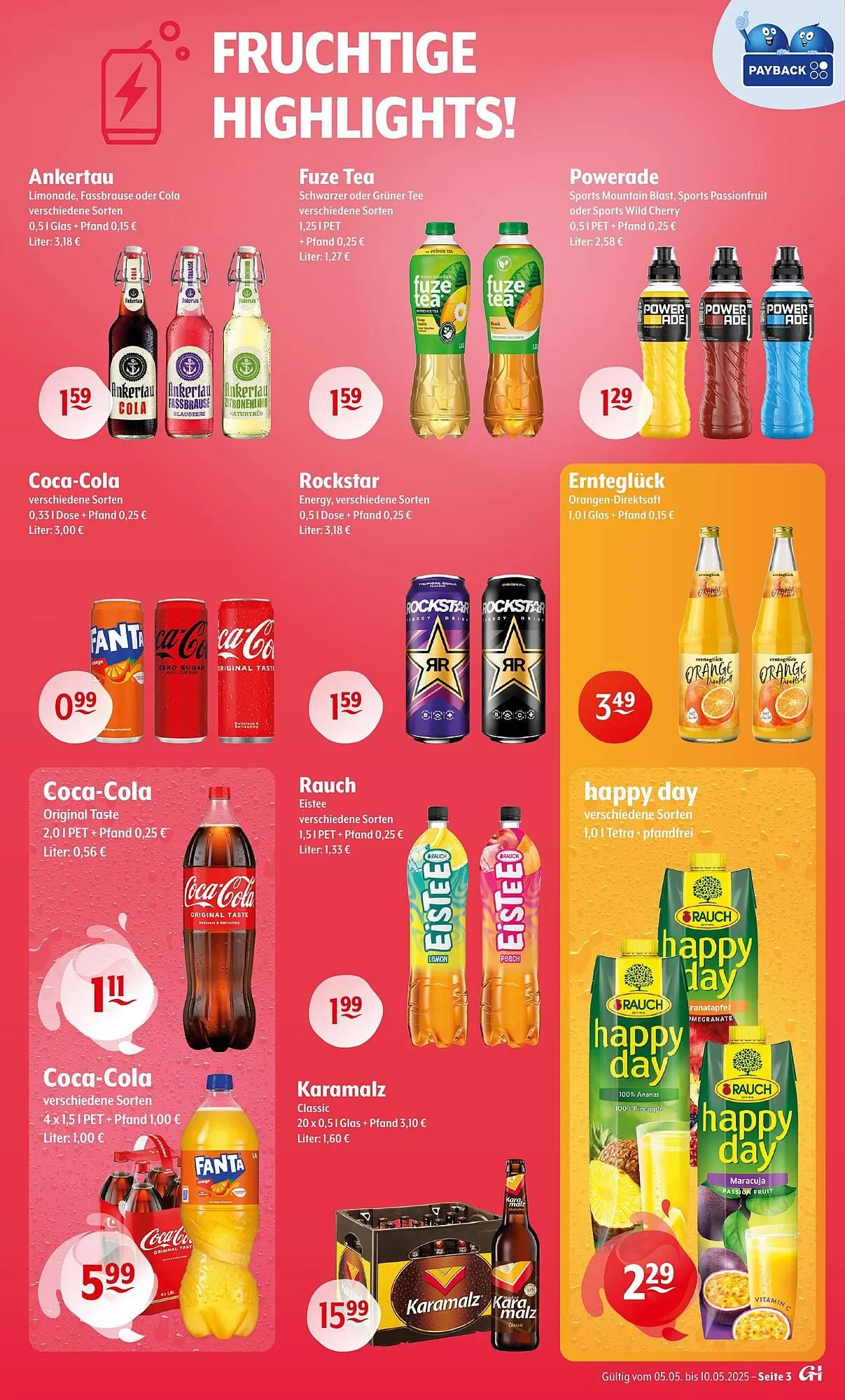 Trink und Spare Prospekt von 7. Mai bis 10. Mai 2025 - Prospekt seite 3