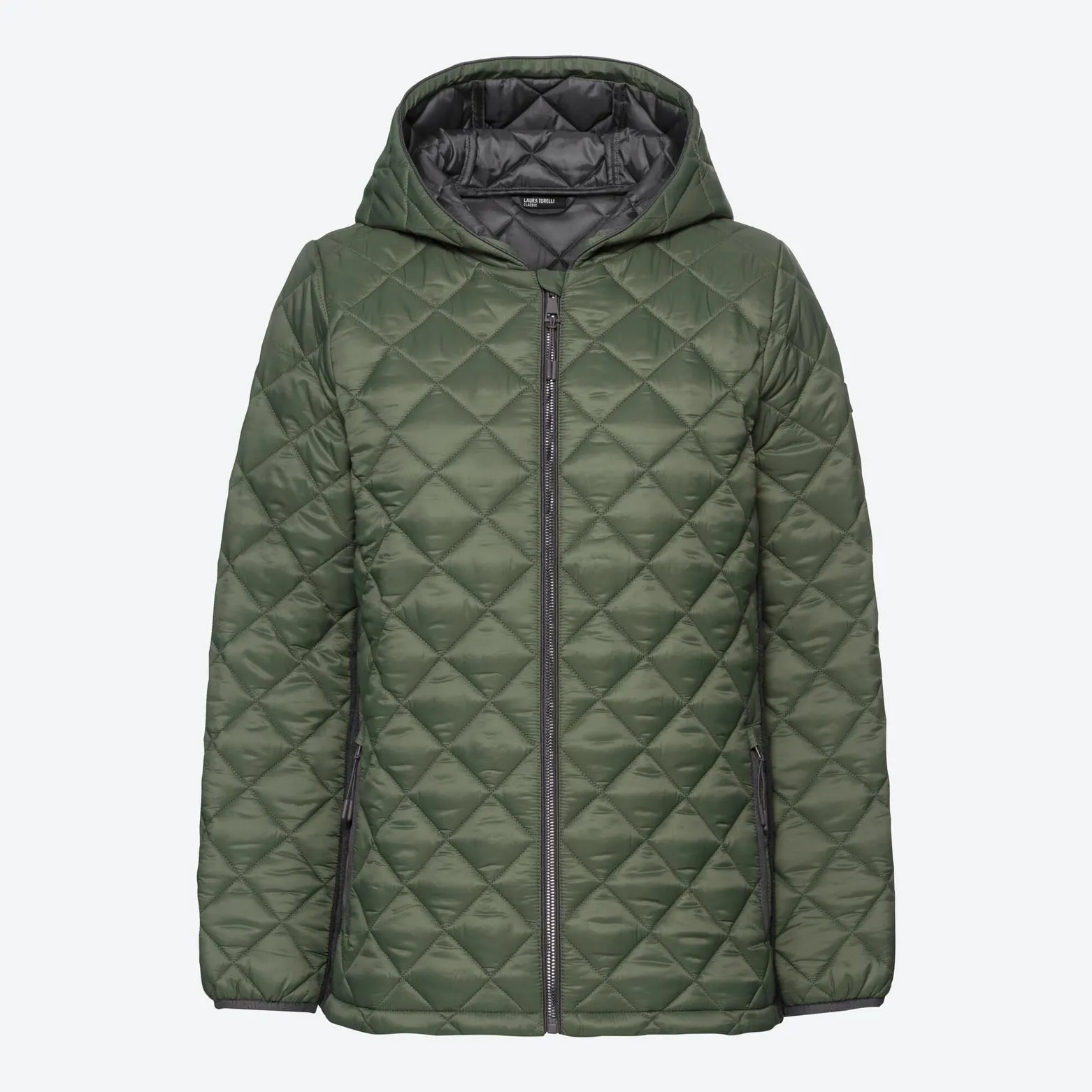 Damen-Steppjacke mit Scuba-Einsätzen