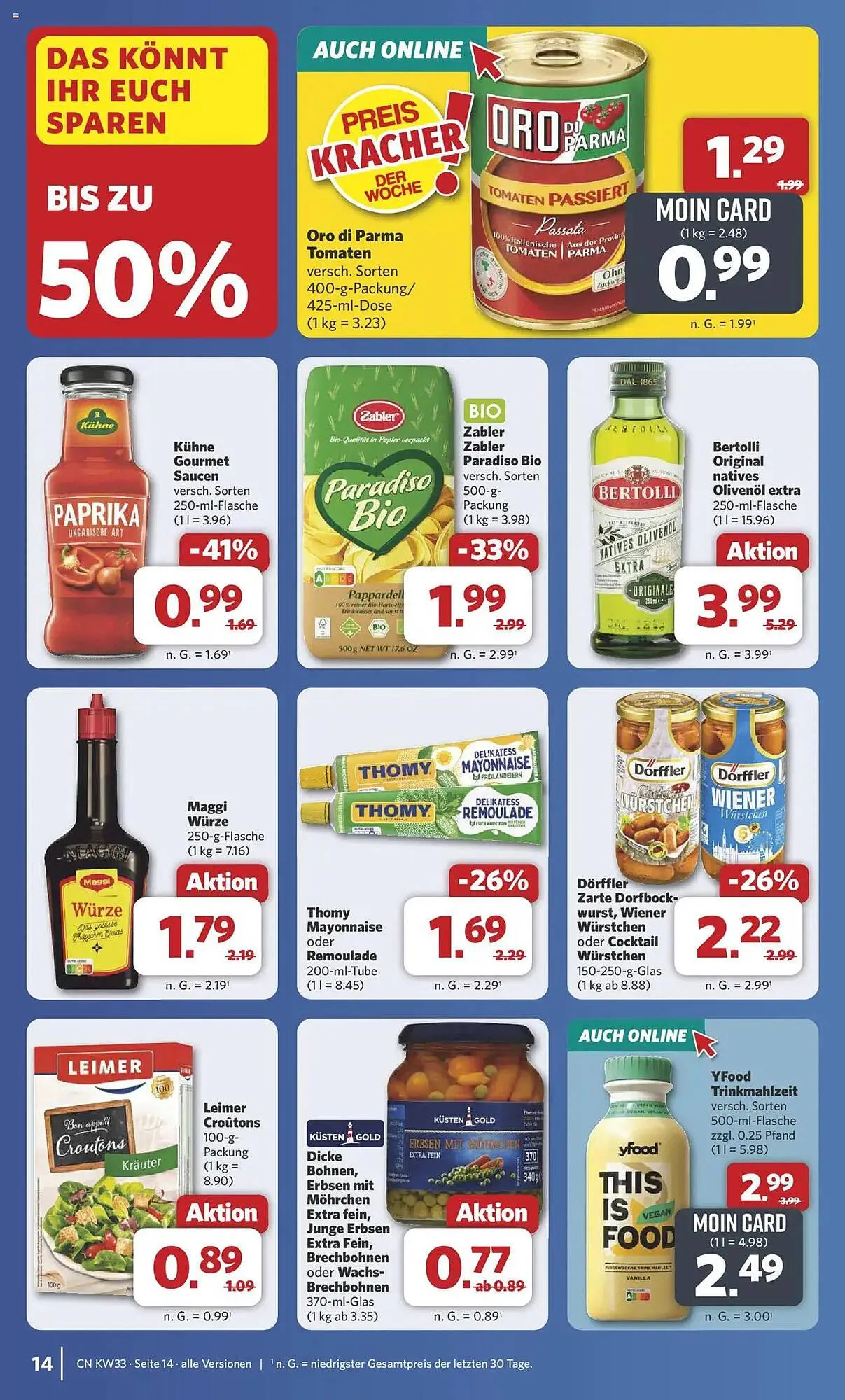 Combi Prospekt von 11. August bis 16. August 2025 - Prospekt seite 14