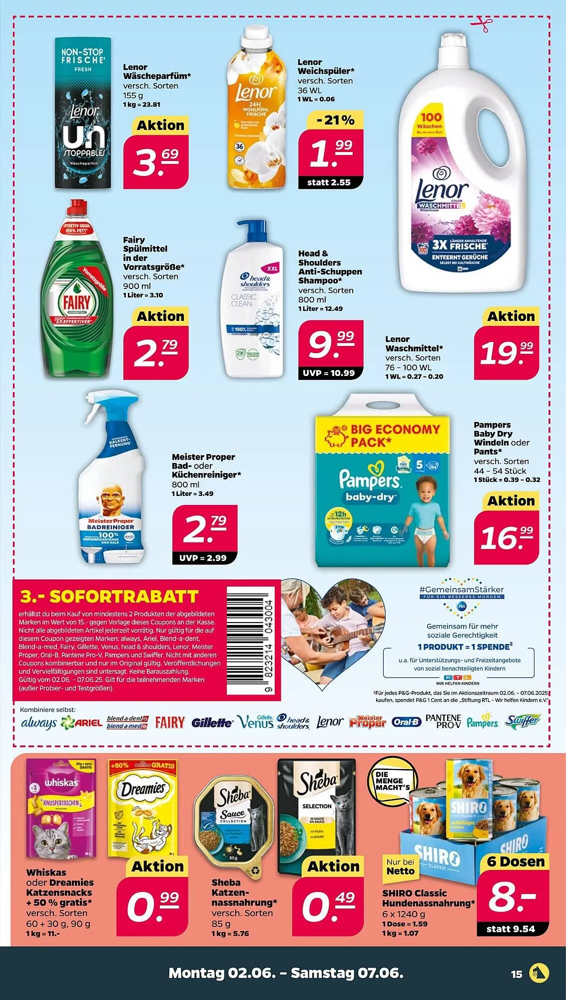 NETTO Prospekt von 2. Juni bis 7. Juni 2025 - Prospekt seite 15