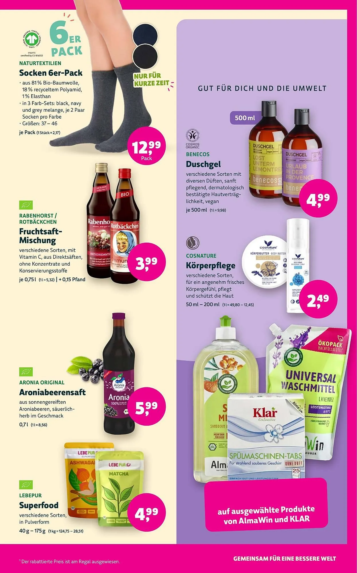 Aleco Biomarkt Prospekt von 14. Januar bis 27. Januar 2026 - Prospekt seite 13