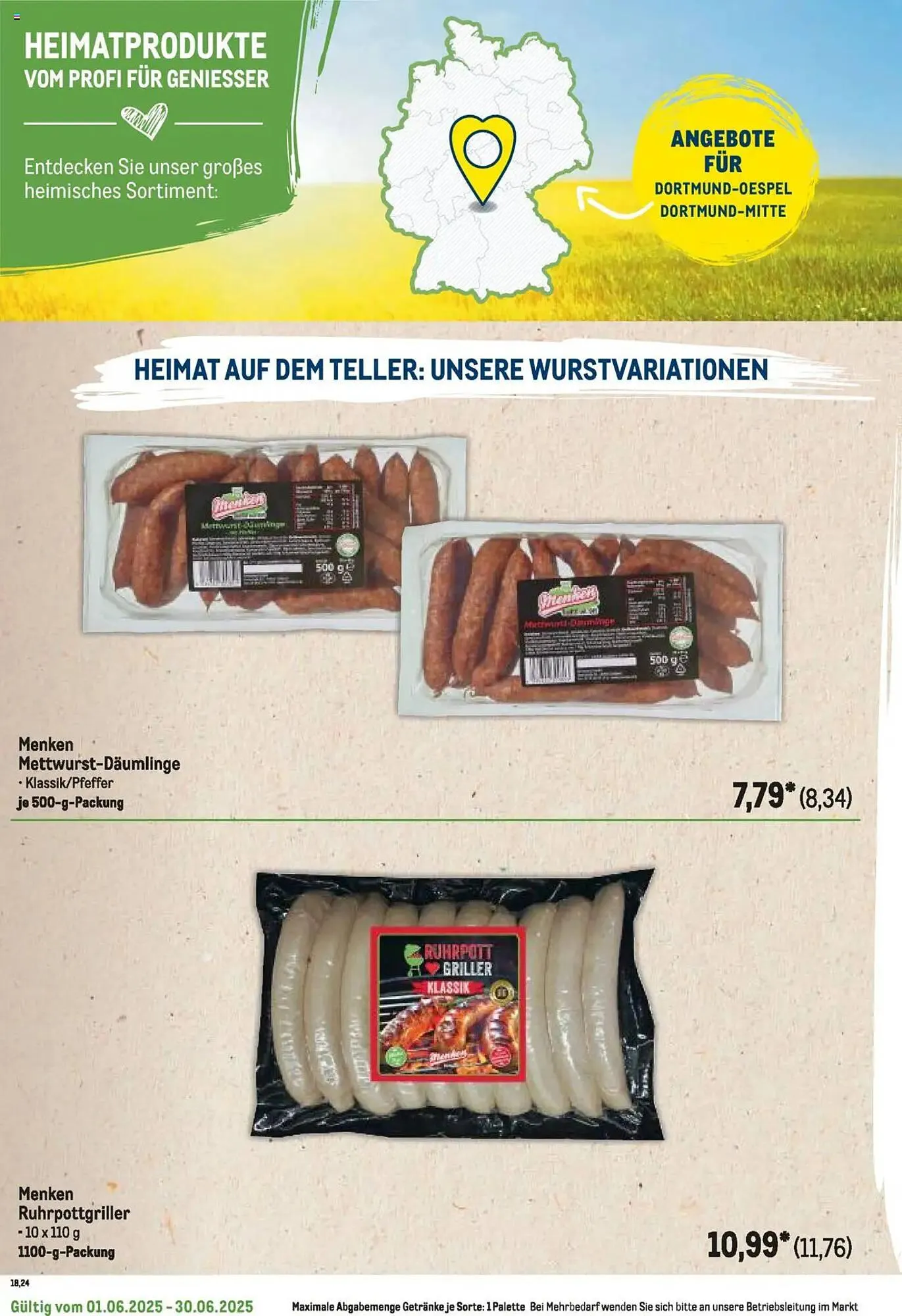 METRO Prospekt von 1. Juni bis 30. Juni 2025 - Prospekt seite 290