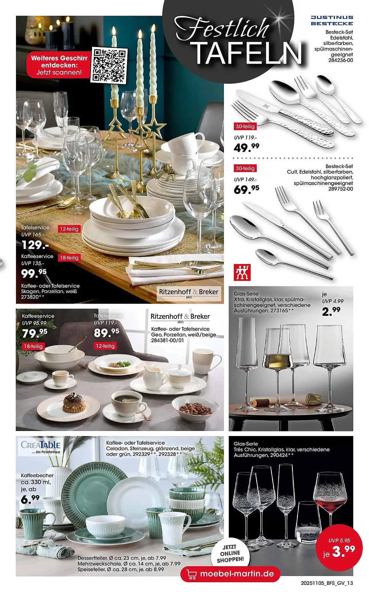 Möbel Martin Prospekt von 4. November bis 16. Dezember 2025 - Prospekt seite 13