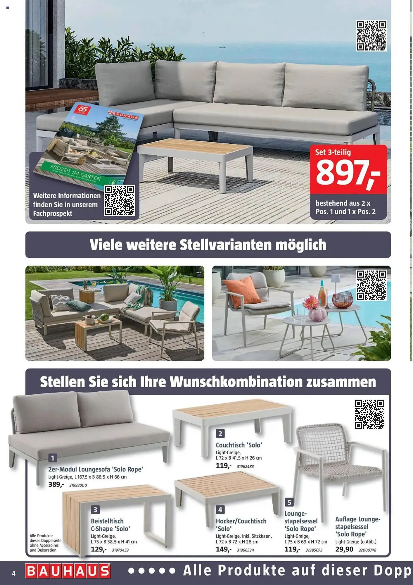 Bauhaus Prospekt von 3. Mai bis 31. Mai 2025 - Prospekt seite 4