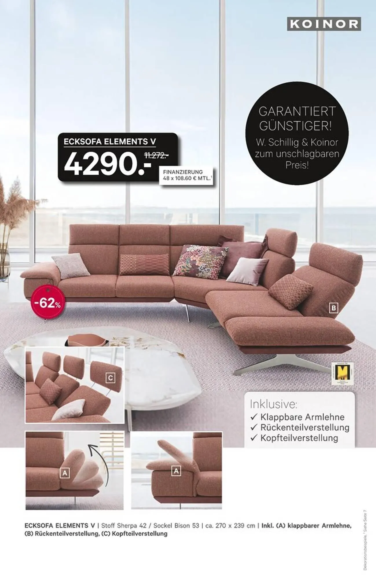 Kabs Polsterwelt Prospekt von 11. April bis 1. Mai 2025 - Prospekt seite 16