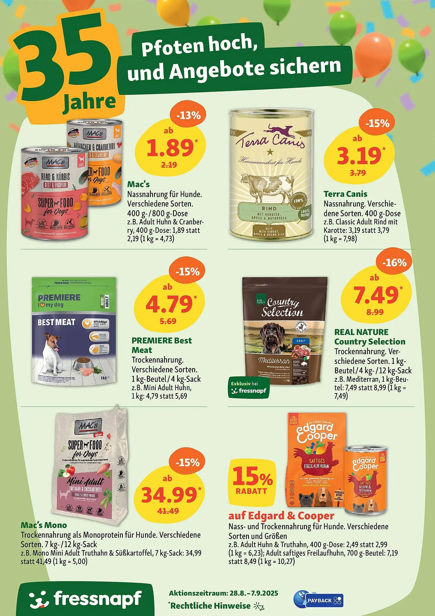 Fressnapf Prospekt von 27. August bis 7. September 2025 - Prospekt seite 12