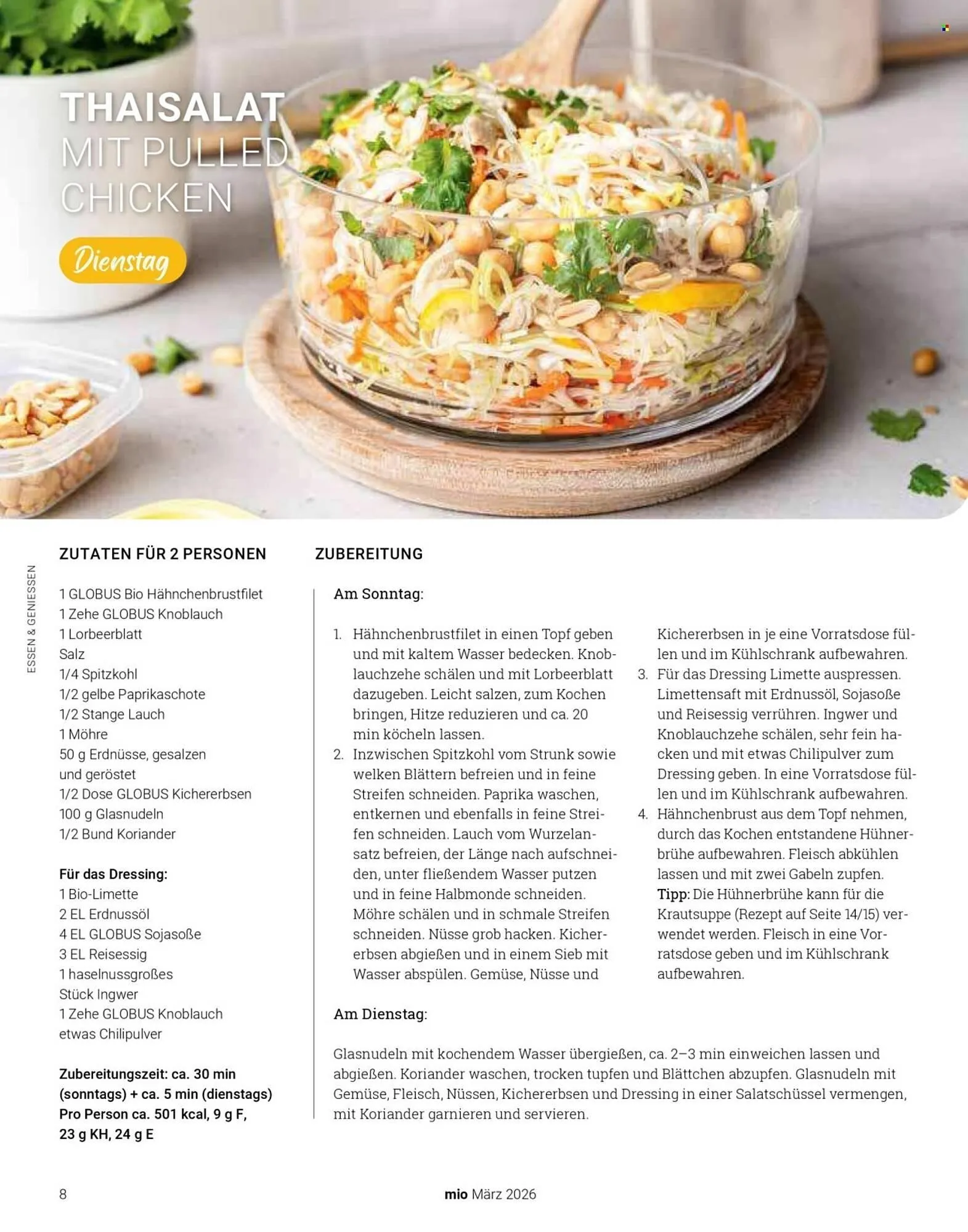 Globus Magazin von 1. März bis 31. März 2026 - Prospekt seite 8