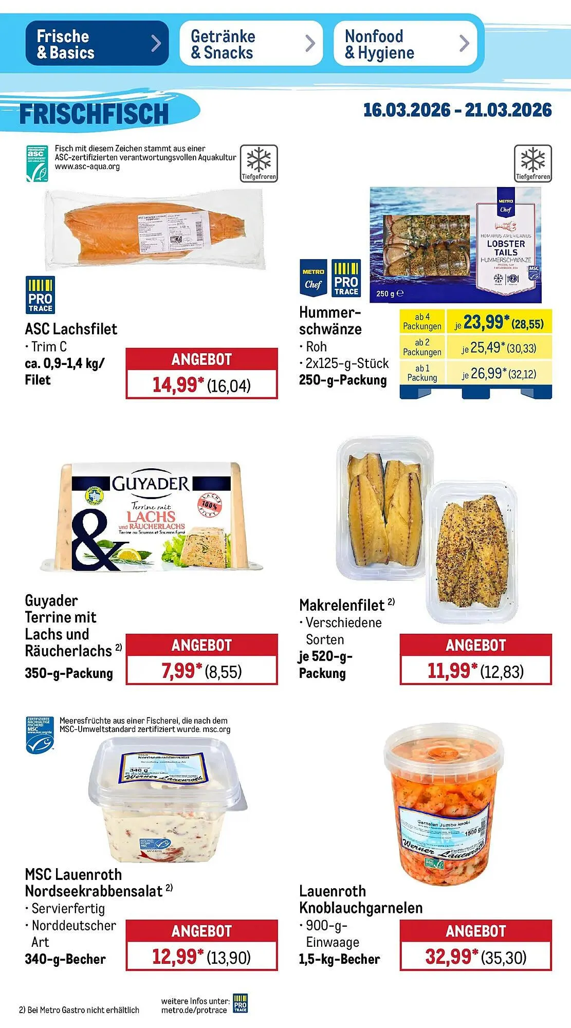 METRO Prospekt von 15. März bis 21. März 2026 - Prospekt seite 11